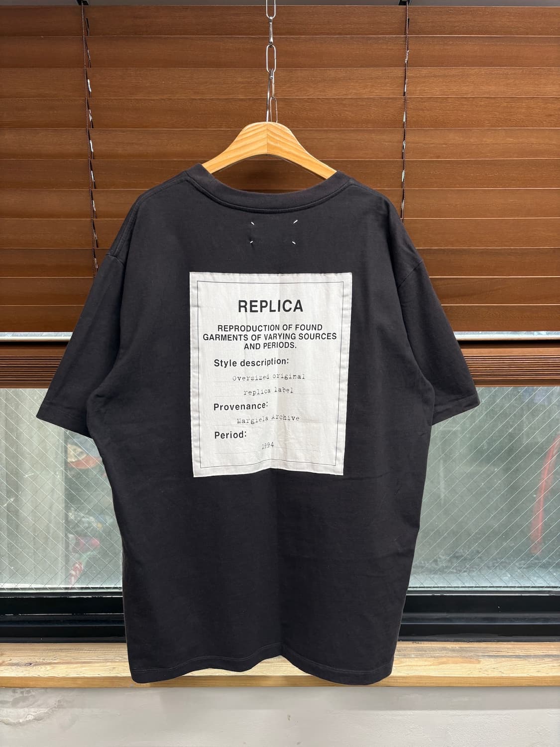 Maison Margiela 메종 마르지엘라 레플리카 패치 반팔 티셔츠 상품이미지1