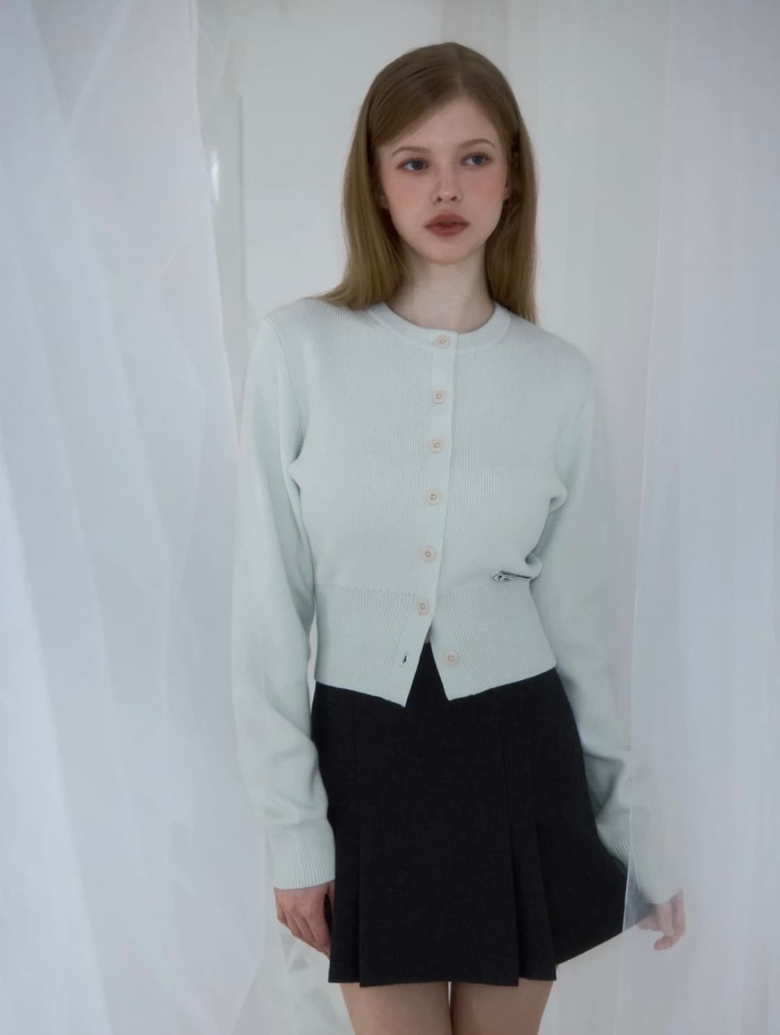 [새상품] 로제프란츠 소프트 가디건 민트 상품이미지1