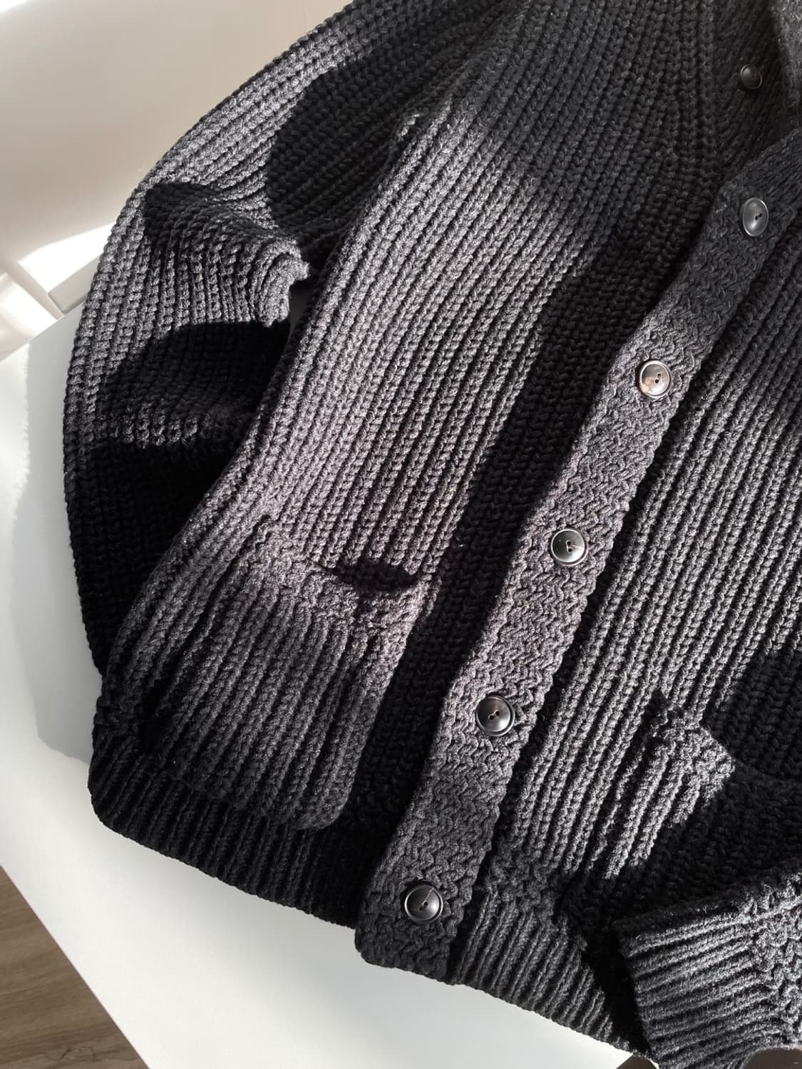 폴로 랄프로렌 메리노 울 숄 카라 가디건  상품이미지5