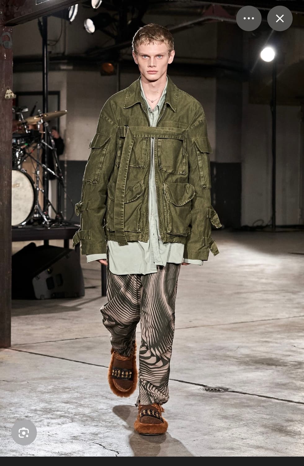 dries van noten 오버다이 카고자켓 상품이미지1