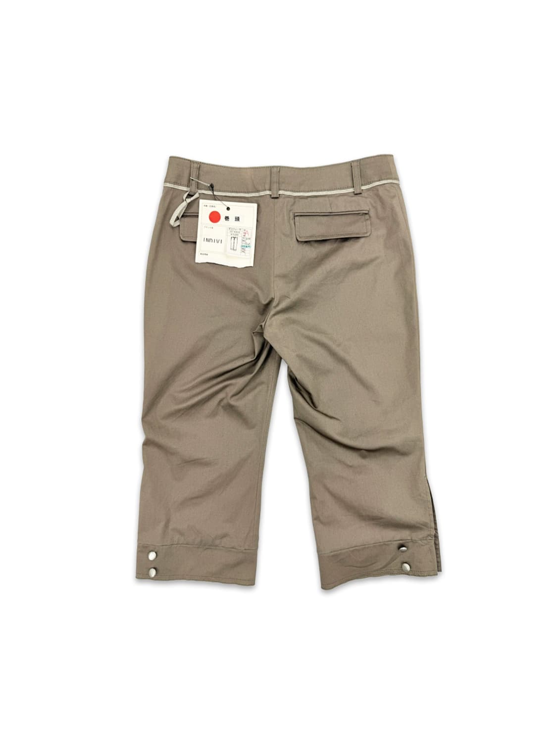 빈티지 INDIVI 브라운 단추 카프리 팬츠 상품이미지7