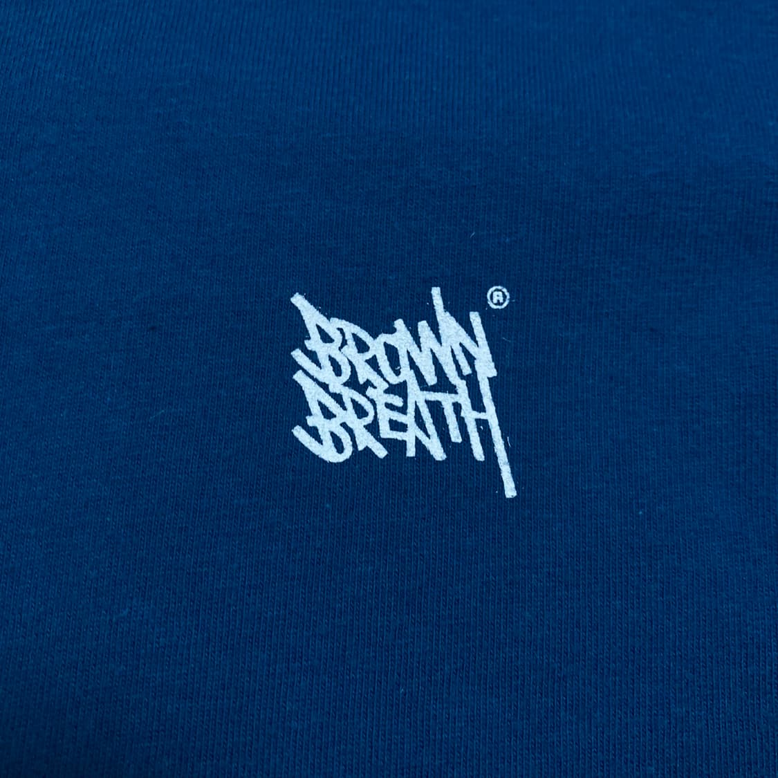 브라운 브레스 빅로고 블루 반팔티 상품이미지3