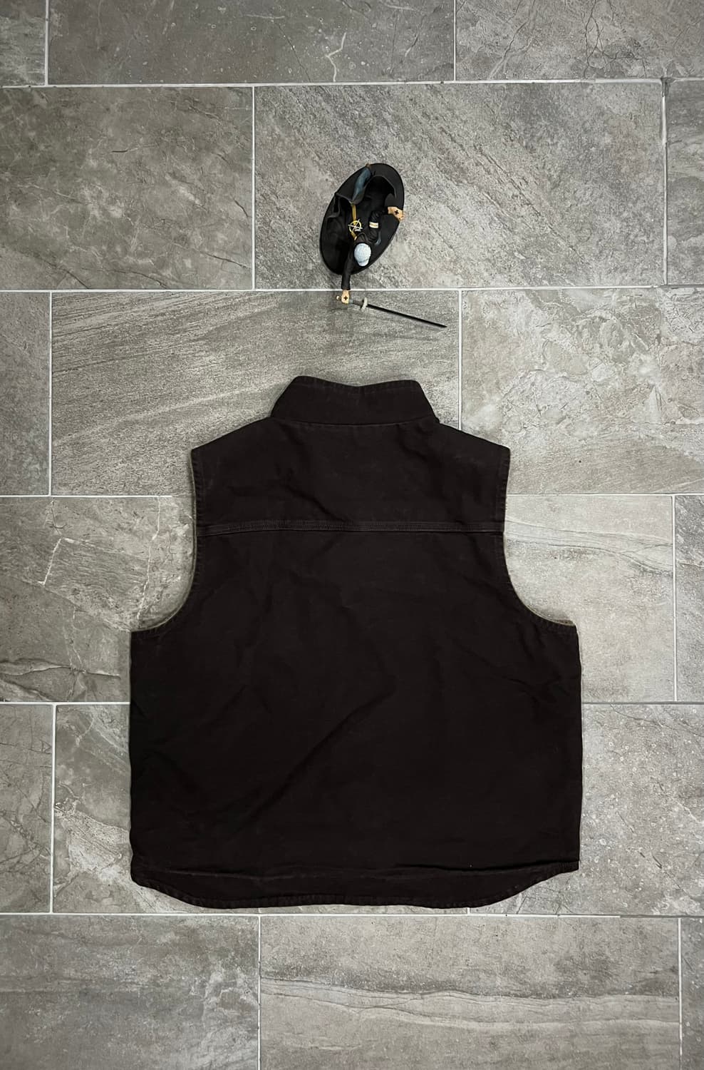 (XL)칼하트 셰르파 넥 조끼베스트 V33 DKB 다크브라운 상품이미지2