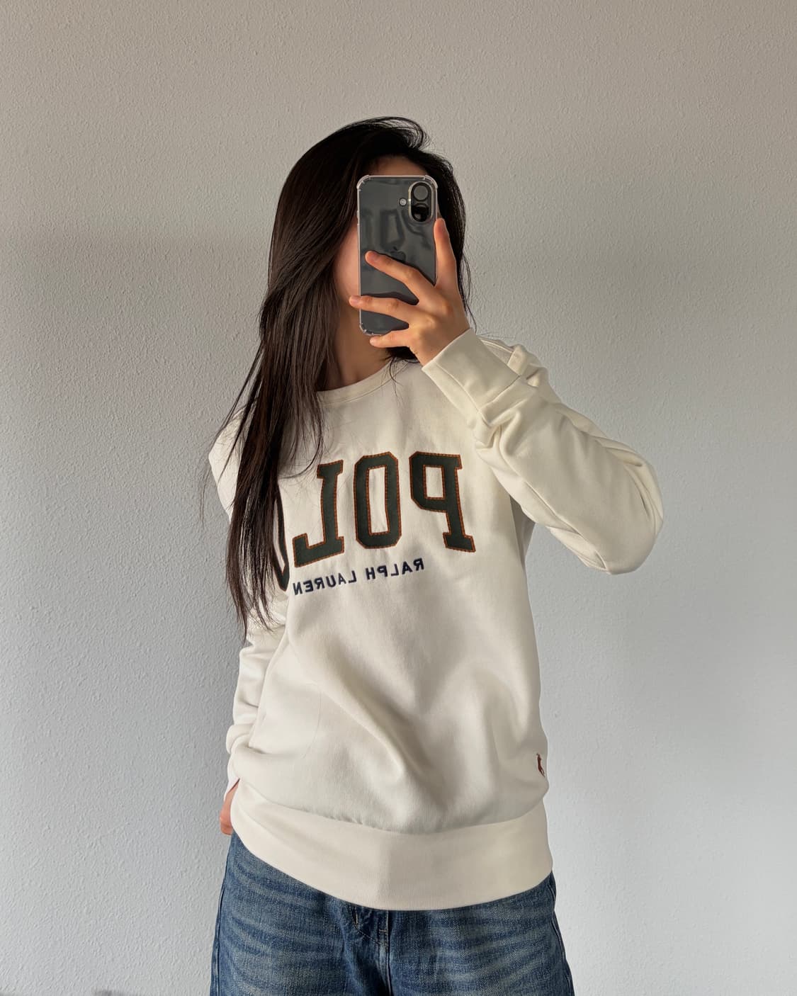 [XS]폴로 랄프로렌 플리스 로고 스웻셔츠 상품이미지2