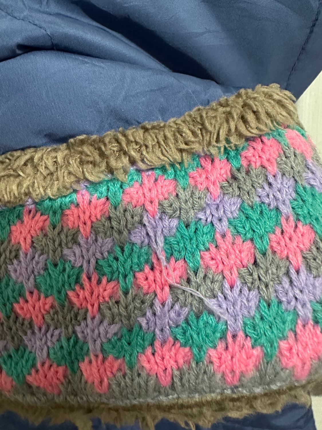 티티카카 뜨개포인트 패딩 상품이미지4