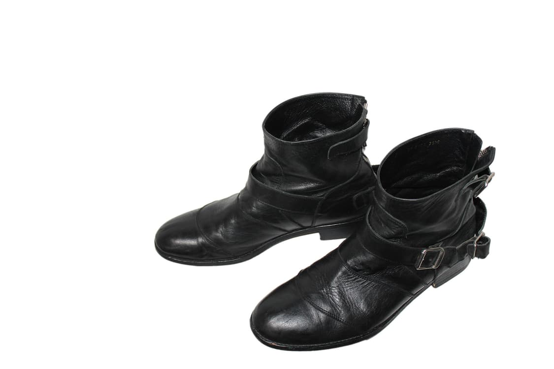 2000s JAPAN 스트랩 레더 부츠 상품이미지3