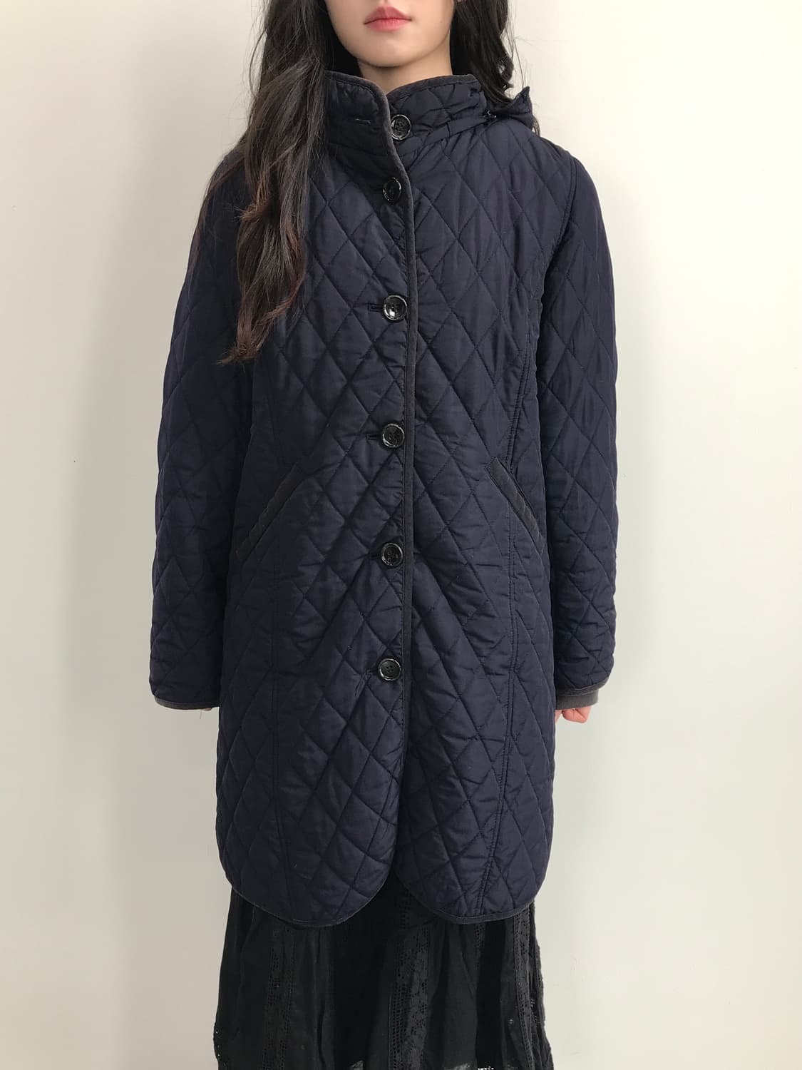 BEAMS HEART Slim Quilted Long Jacket 상품이미지2