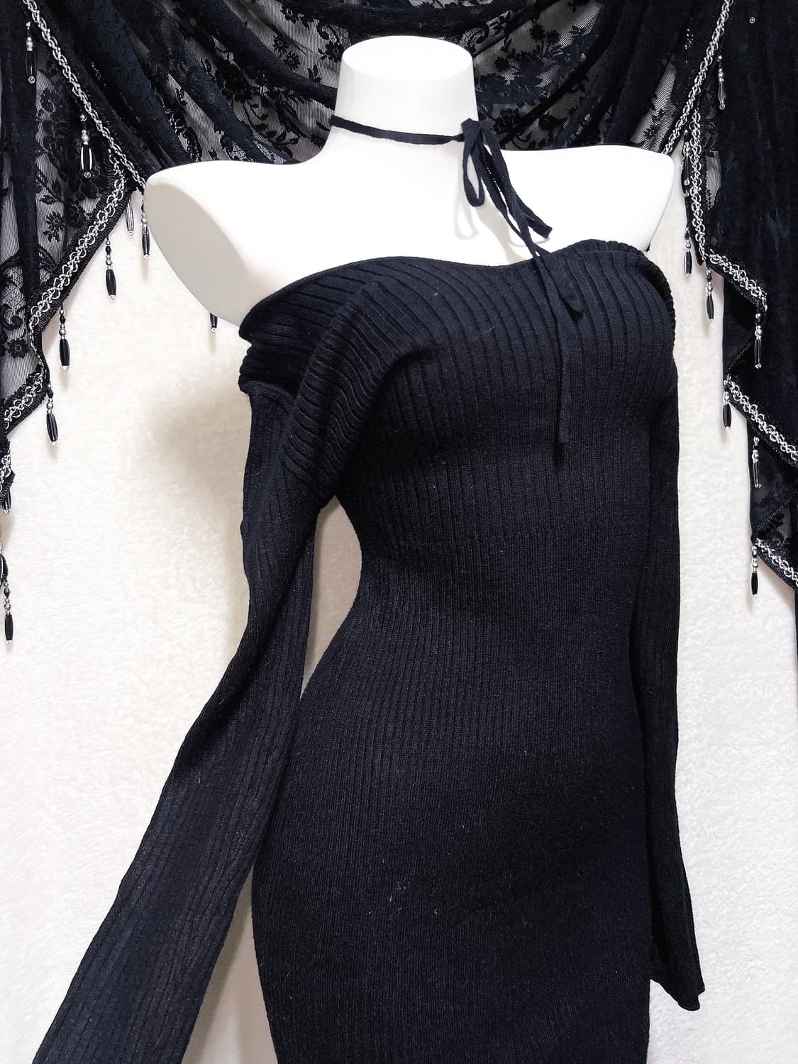 립서비스 Lip Service 오네갸루 아일렛 미니원피스 섹시 펑크 홀터 상품이미지8