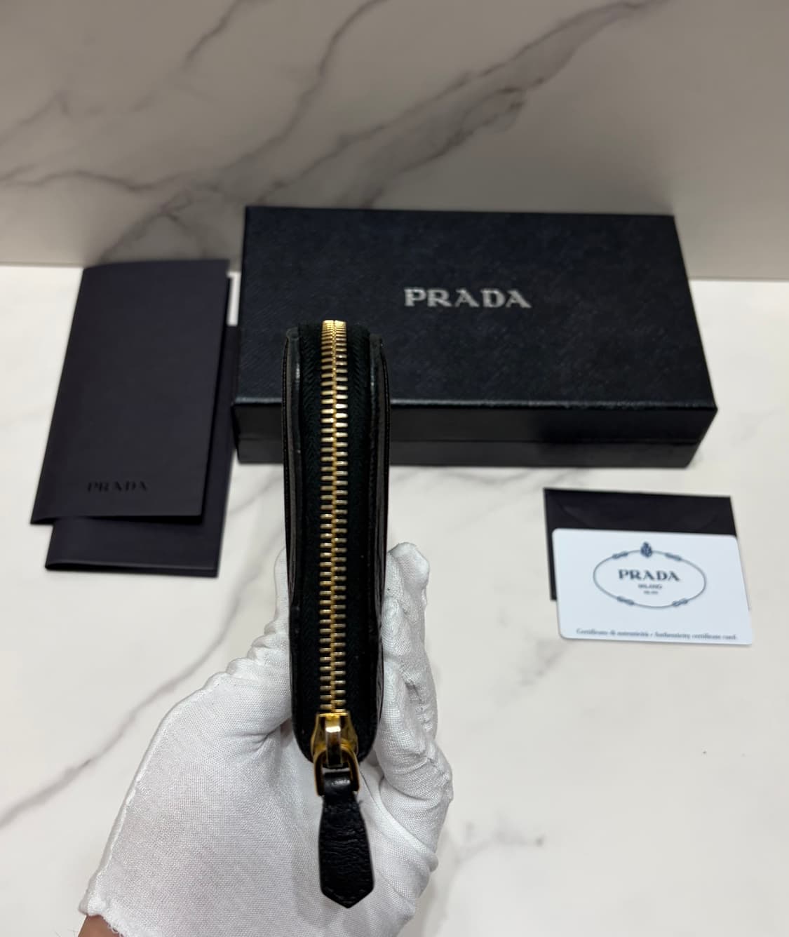 [정품] 프라다 고프레 장지갑 상품이미지3