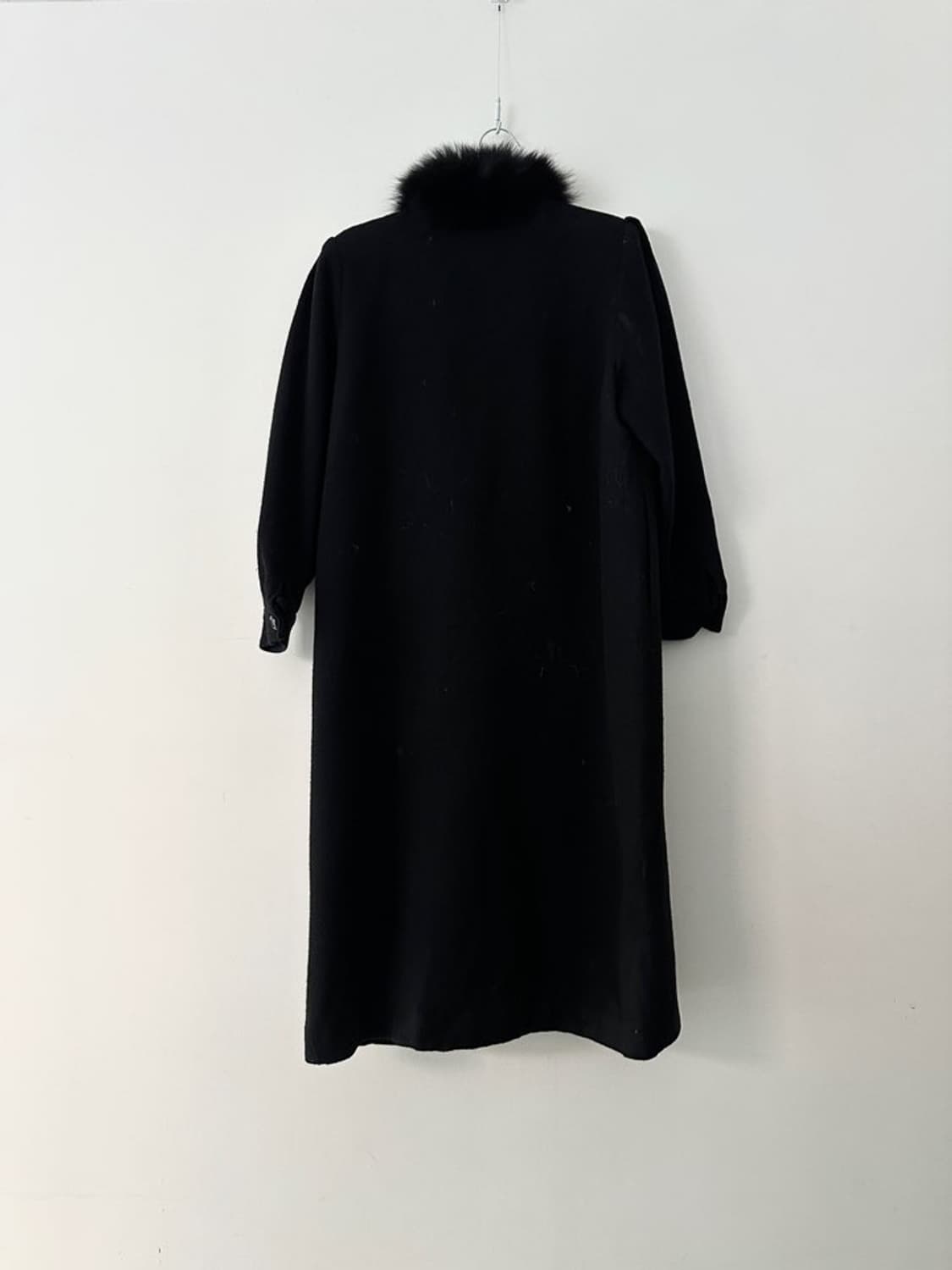 Queen tailor fur long coat / black 상품이미지4
