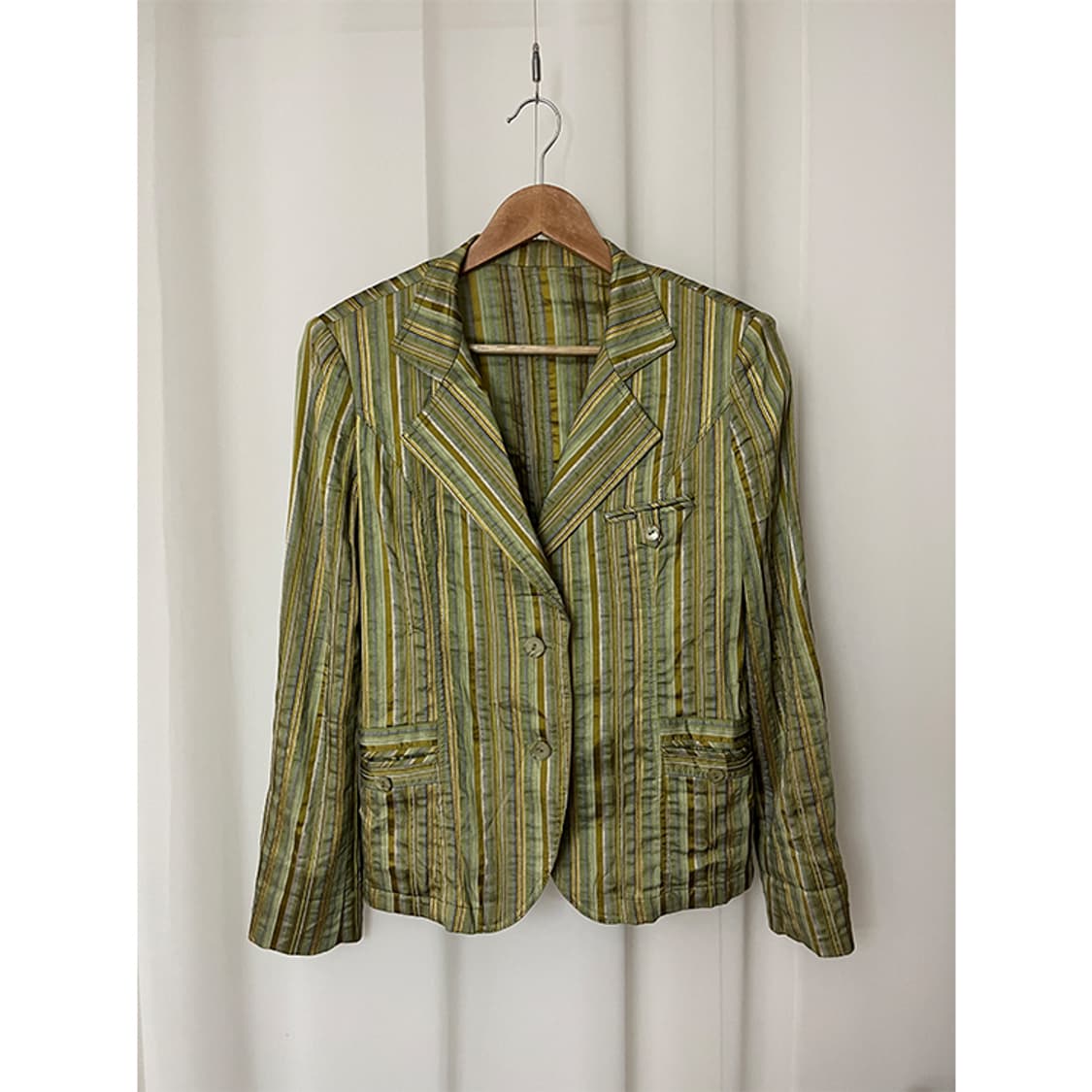 Green stripe jacket 상품이미지4