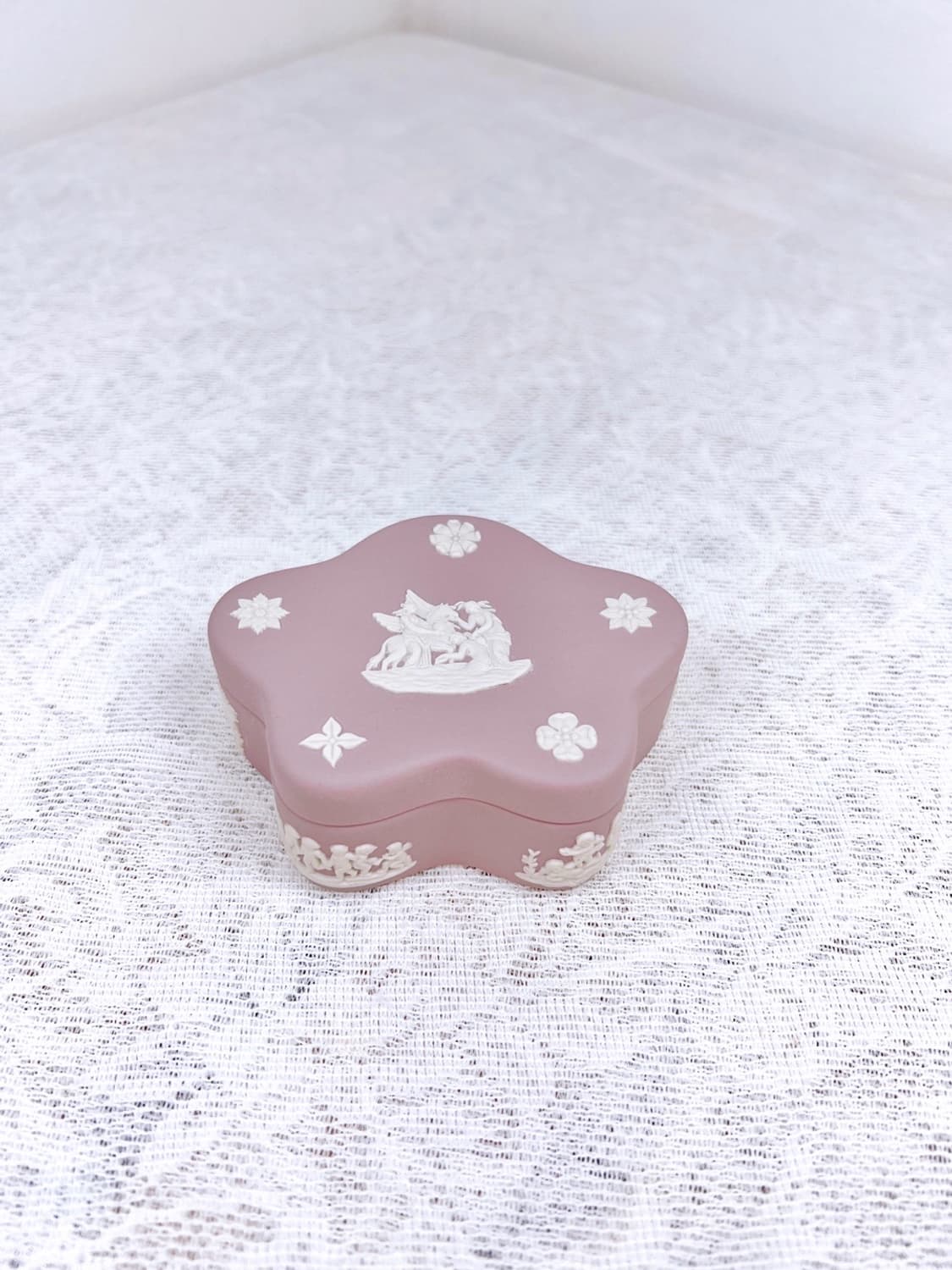 [영국엔틱] 웨지우드 제스퍼웨어 별 트링켓박스 보석함_라일락 상품이미지4