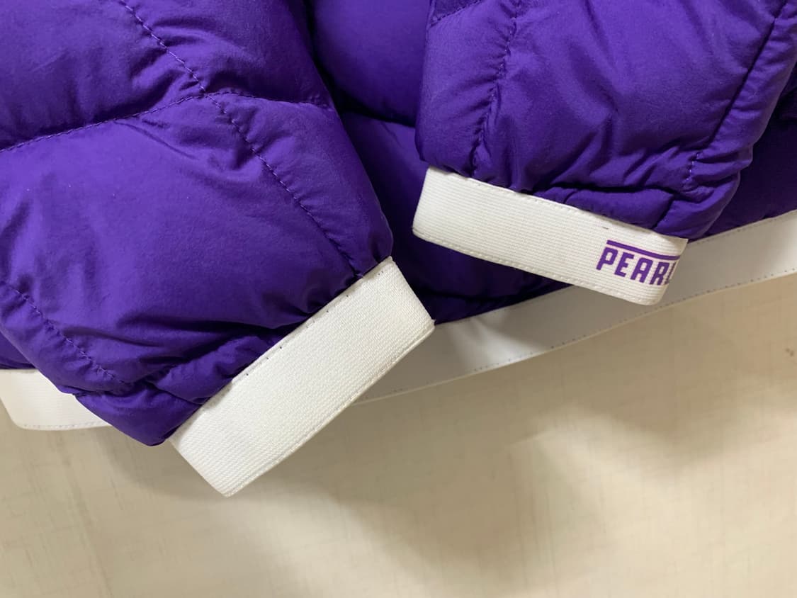 파리게이츠 퀼팅 구스 숏패딩 다운 거위털 여성 경량 스윙점퍼 퍼플 상품이미지7