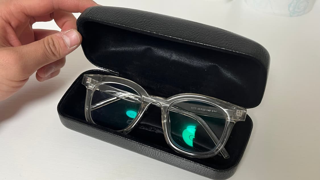 리끌로우 투명 안경 상품이미지2