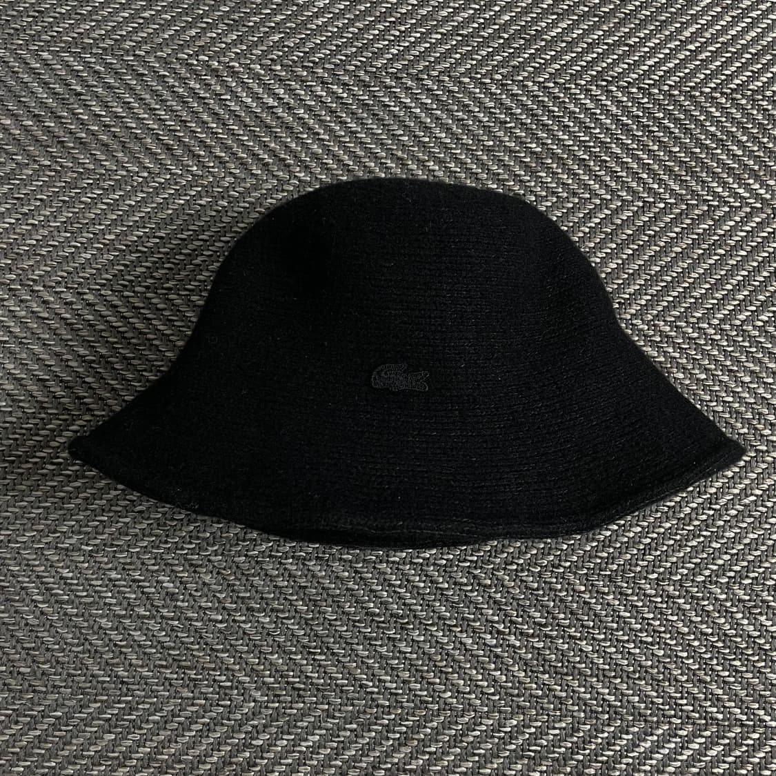 라코스테 자수로고 울 버킷햇 블랙o 3479 상품이미지2