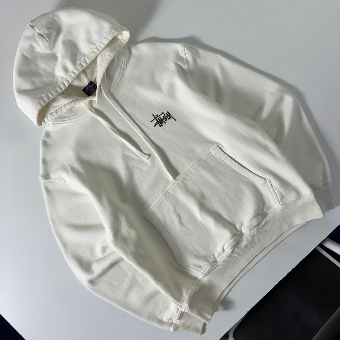 Stussy  스투시 베이직 코튼 백로고 후드티  상품이미지4