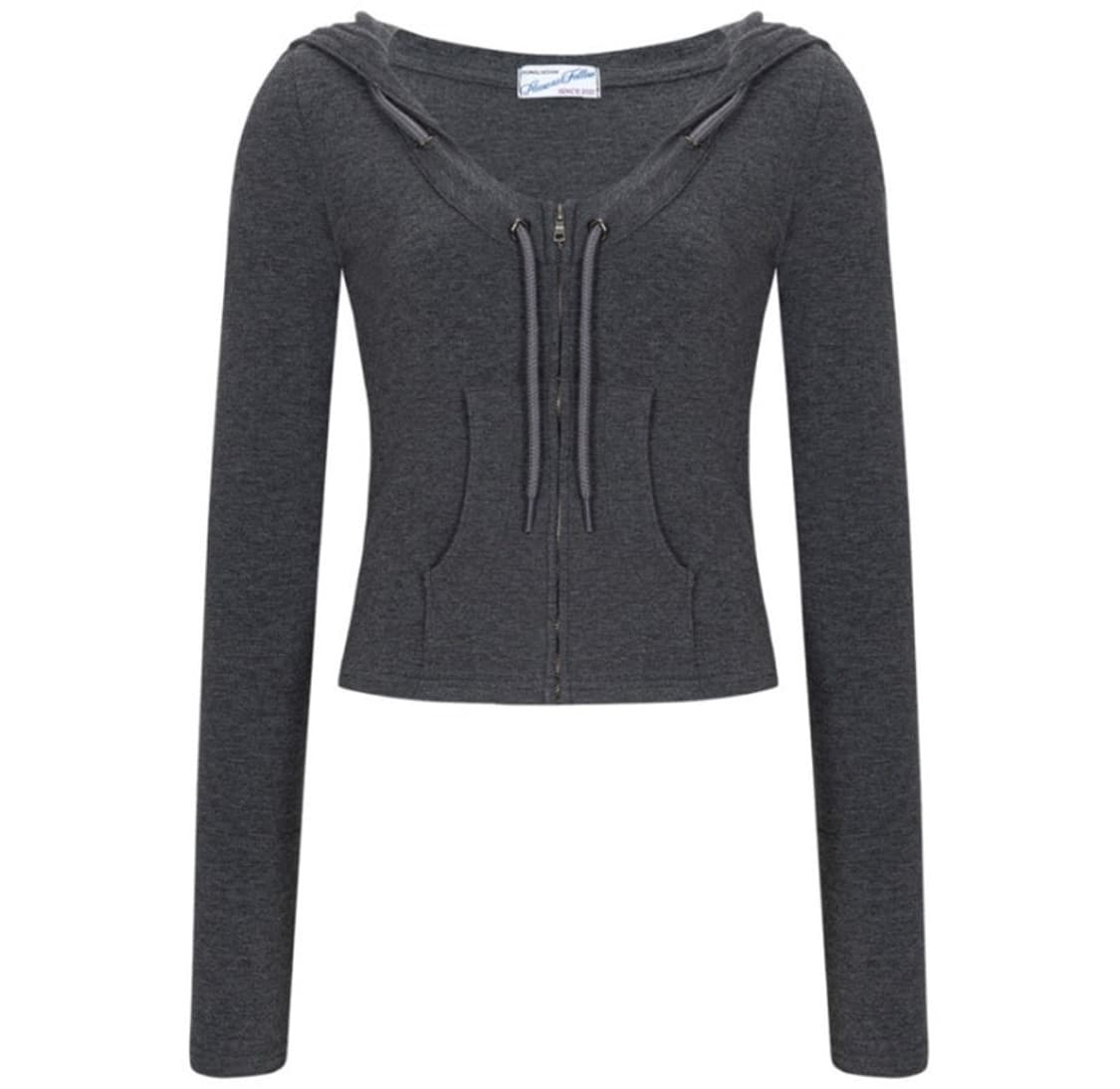 플리즈노팔로우 글렌후디 차콜 상품이미지1