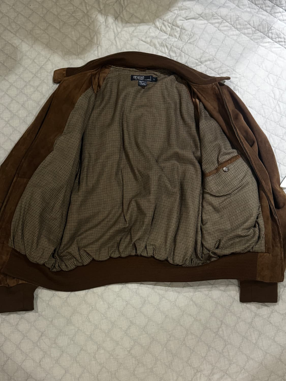 Polo Ralph Lauren Brown Suede Baracuta J 상품이미지3