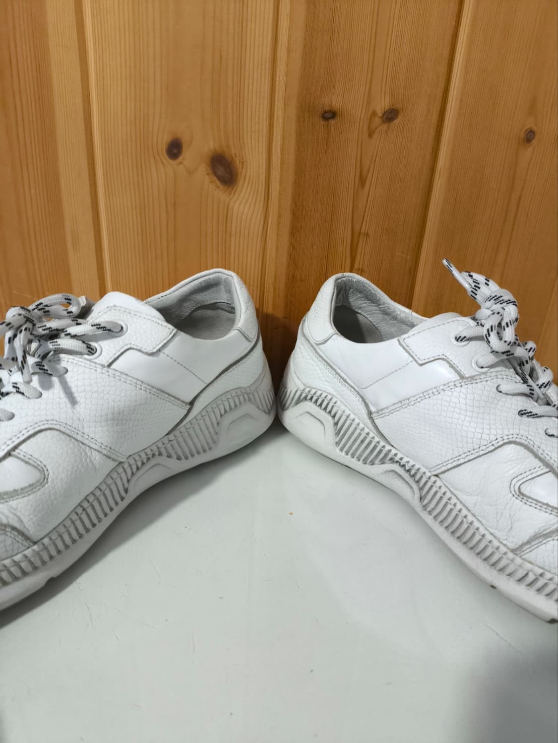 265mm 솔트앤초콜릿 가죽 스니커즈  상품이미지7