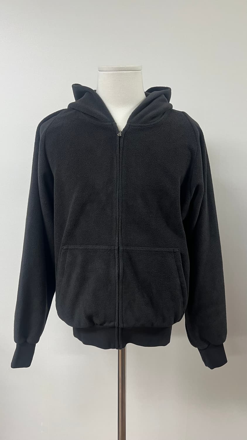 (새상품)이지갭 폴라플리스 후드 집업 블랙커피 S 상품이미지1