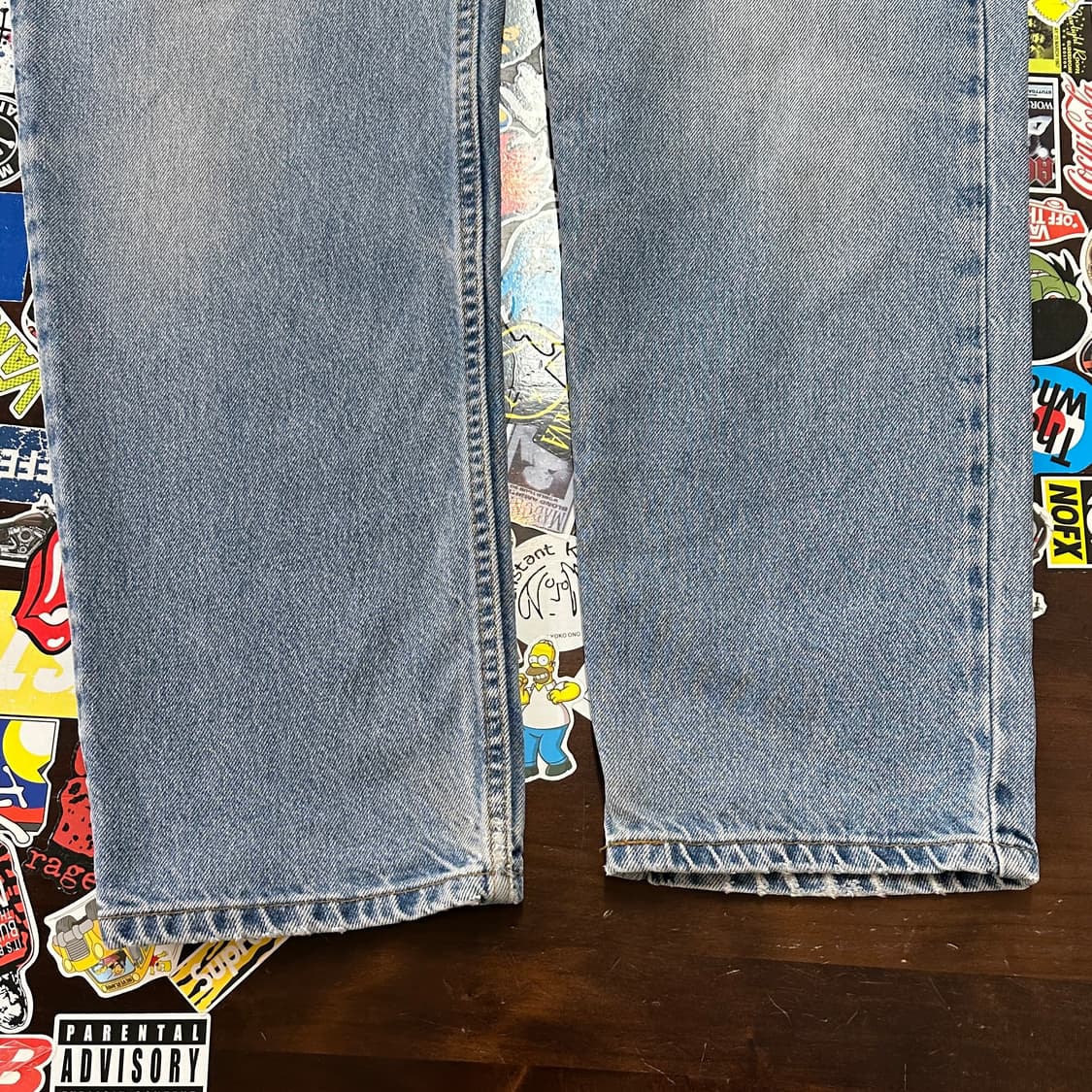 Early 00s 리바이스 44901-7212 블루 진 데님 팬츠 34 상품이미지5