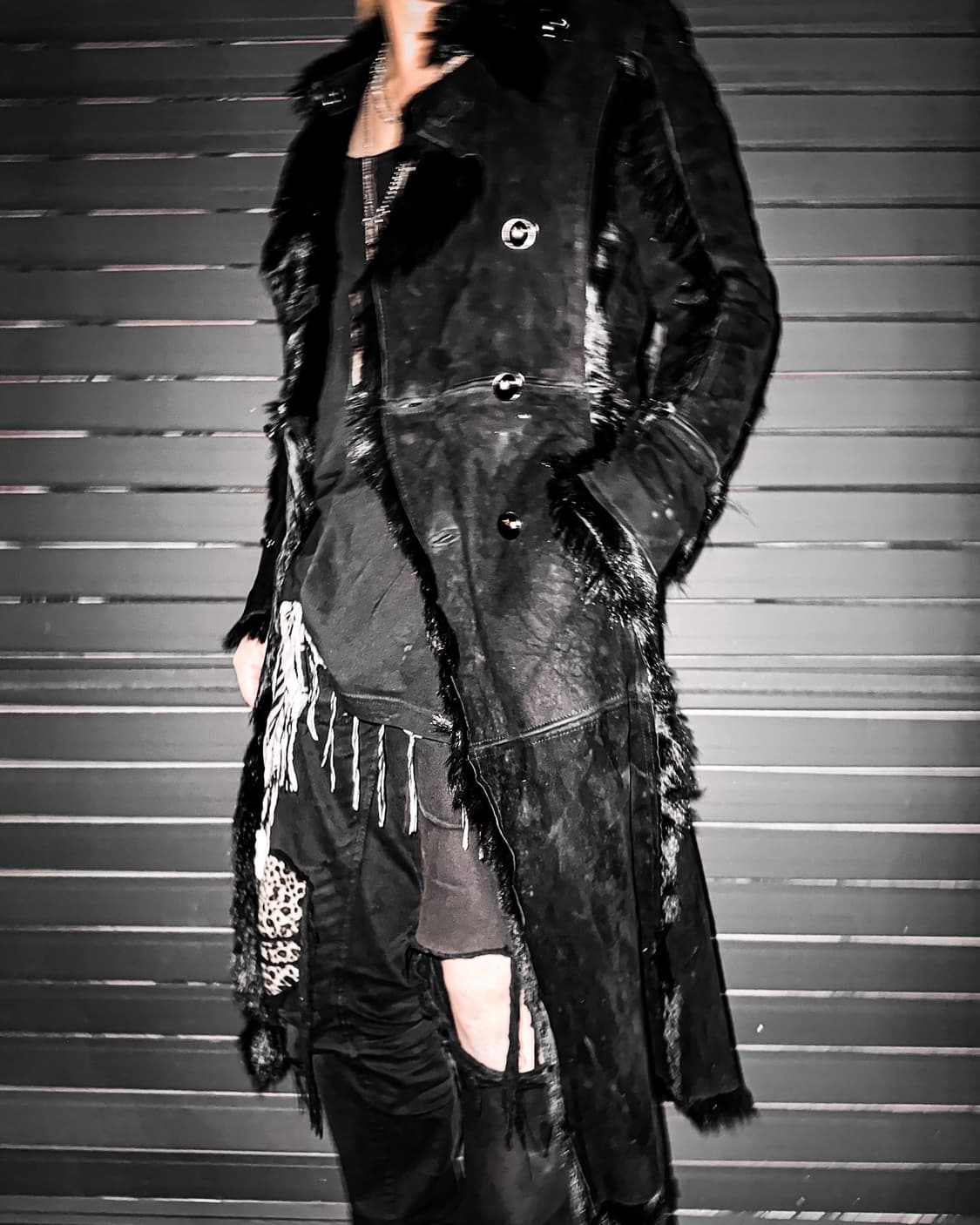 Tornado Mart – Goat Mouton Fur Long Coat 상품이미지2