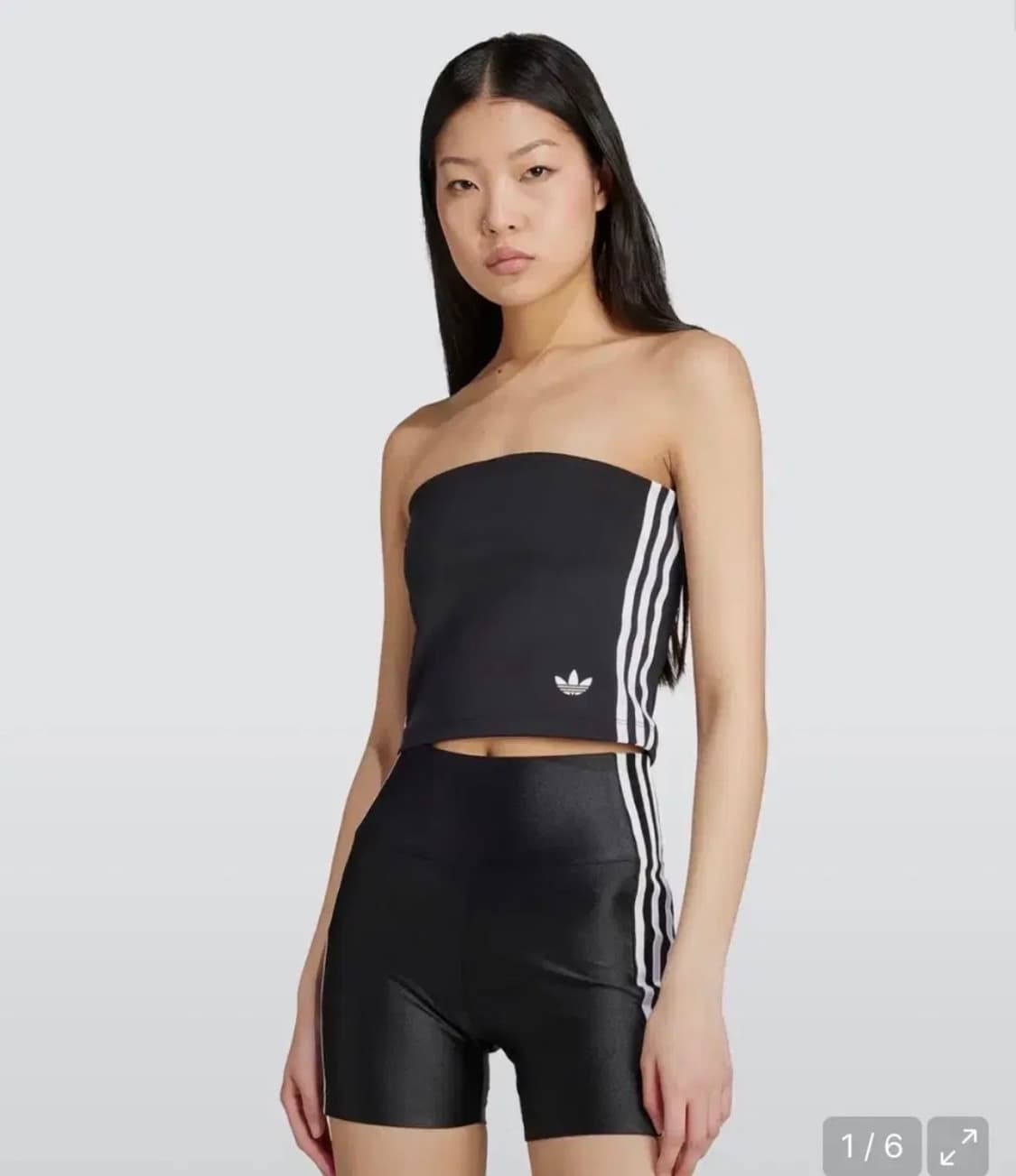 아디다스 3S 블랙 튜브탑 XS 상품이미지1