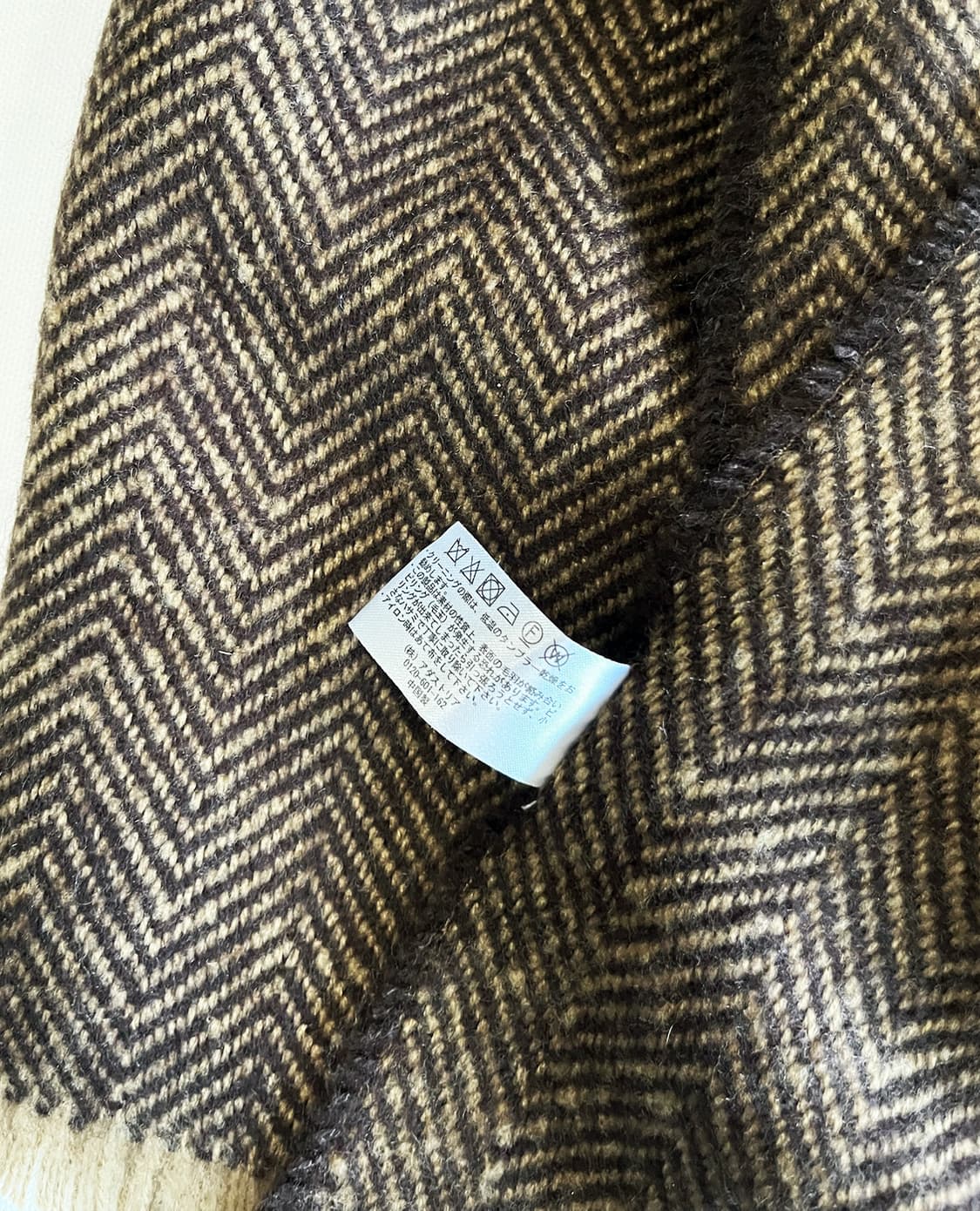 LOWRYS FARM harringbone pattern meffler 상품이미지9