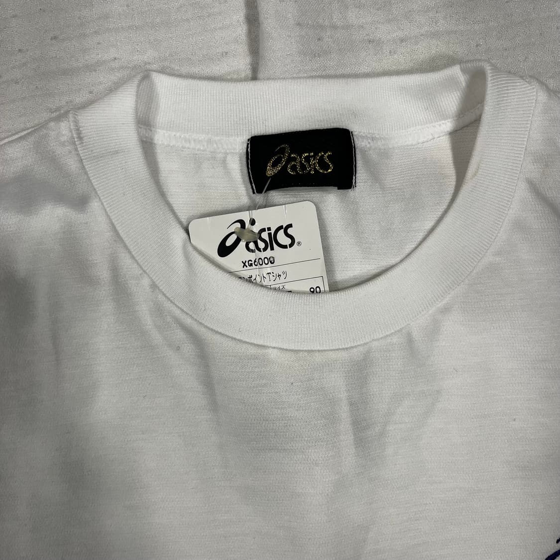 ASICS 아식스 빈티지 로고 반팔 티셔츠 화이트 / 사이즈 90 상품이미지3