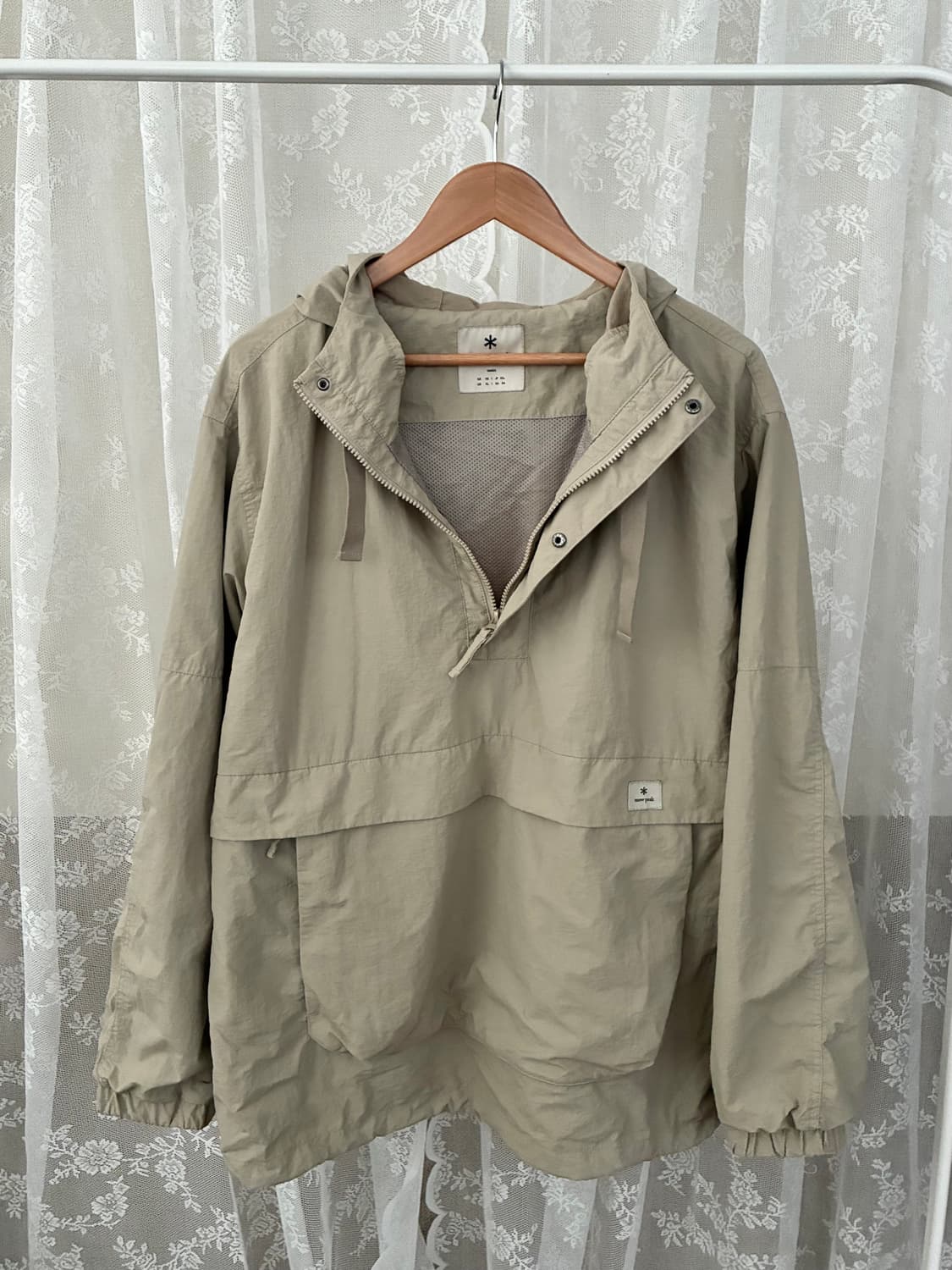 110) 스노우피크 캠플 아노락 자켓 베이지 상품이미지3