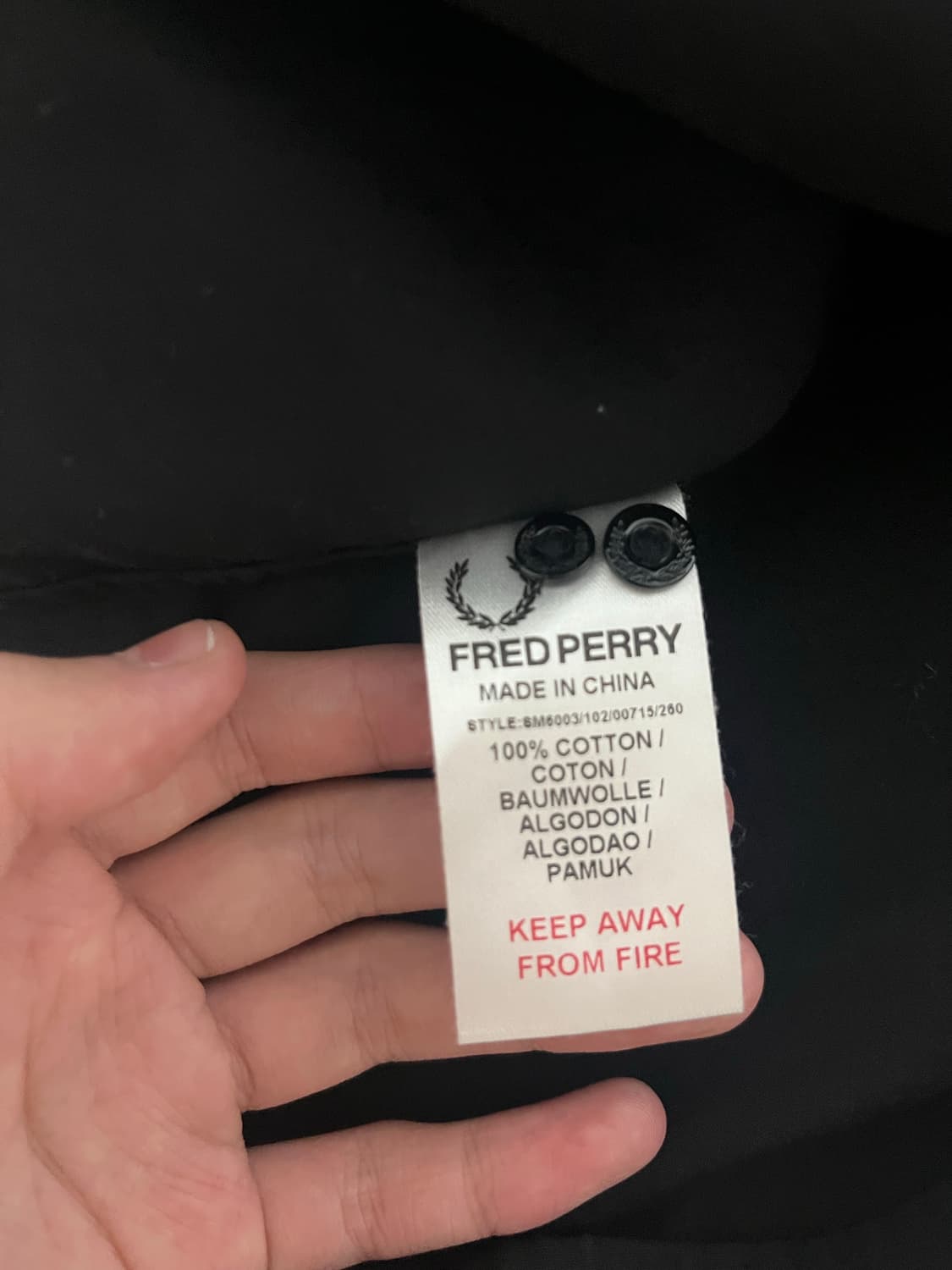 라프시몬스 x 프레드페리 셔츠 상품이미지6