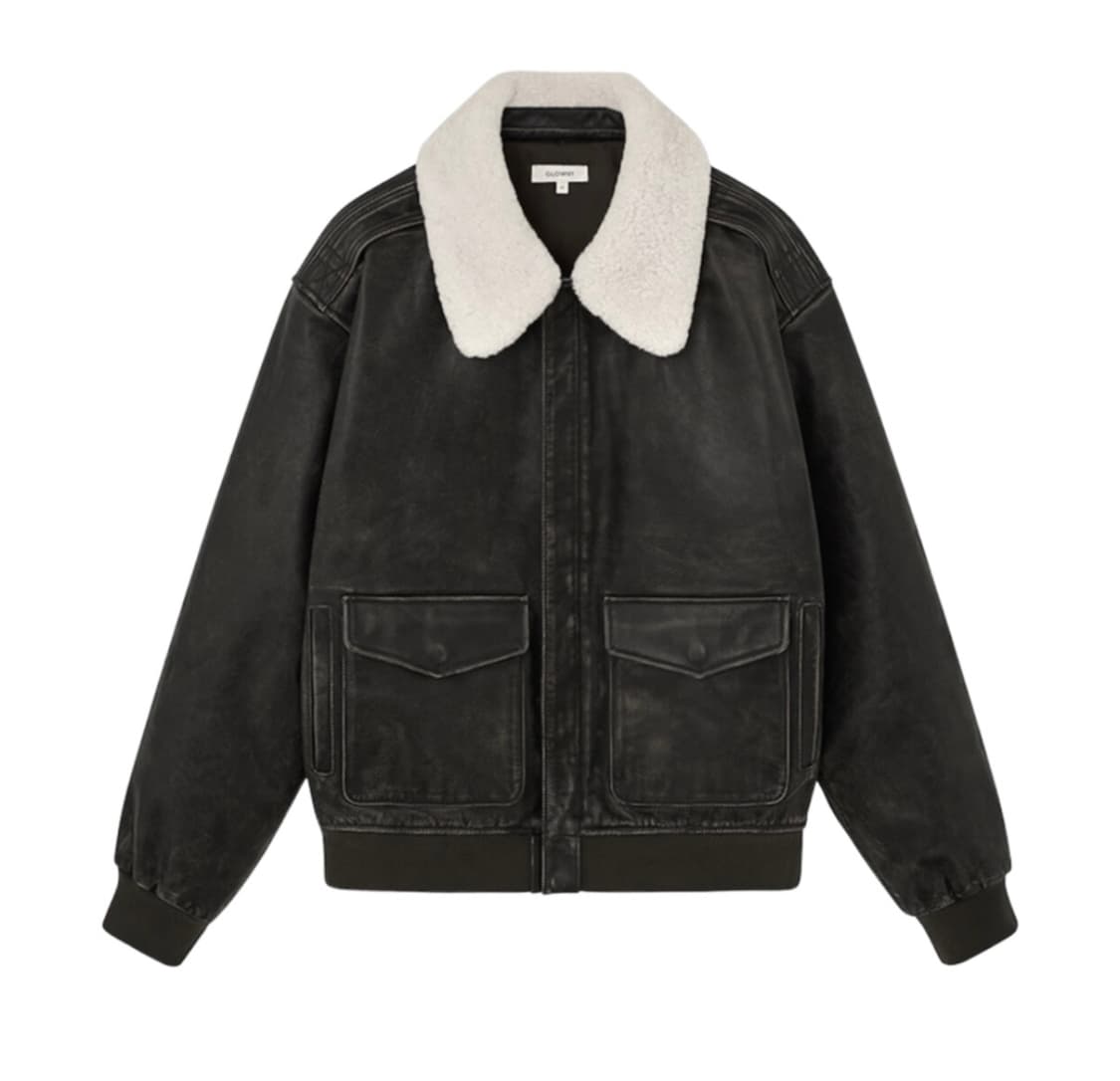 글로니 무스탕 가죽자켓양털탈부착가능 m 상품이미지3