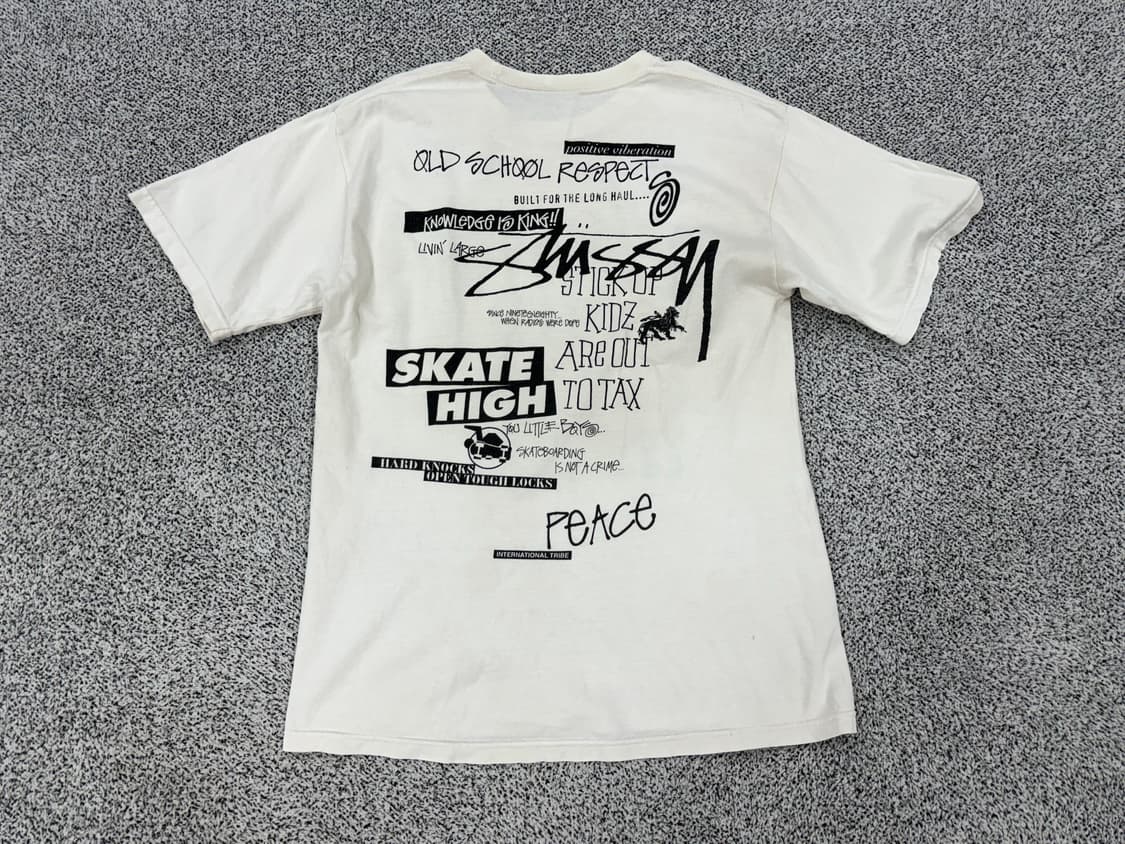 Stussy Old Skool Flava 티셔츠 상품이미지2