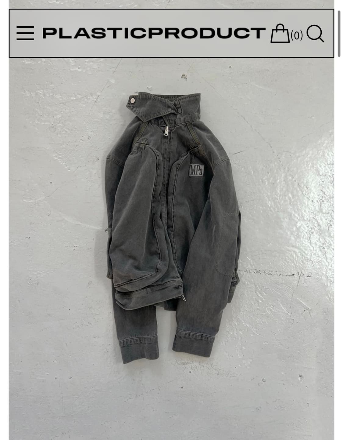 플라스틱프로덕트 MPa 3D MODS JACKET (ASPHALT)판매 상품이미지1