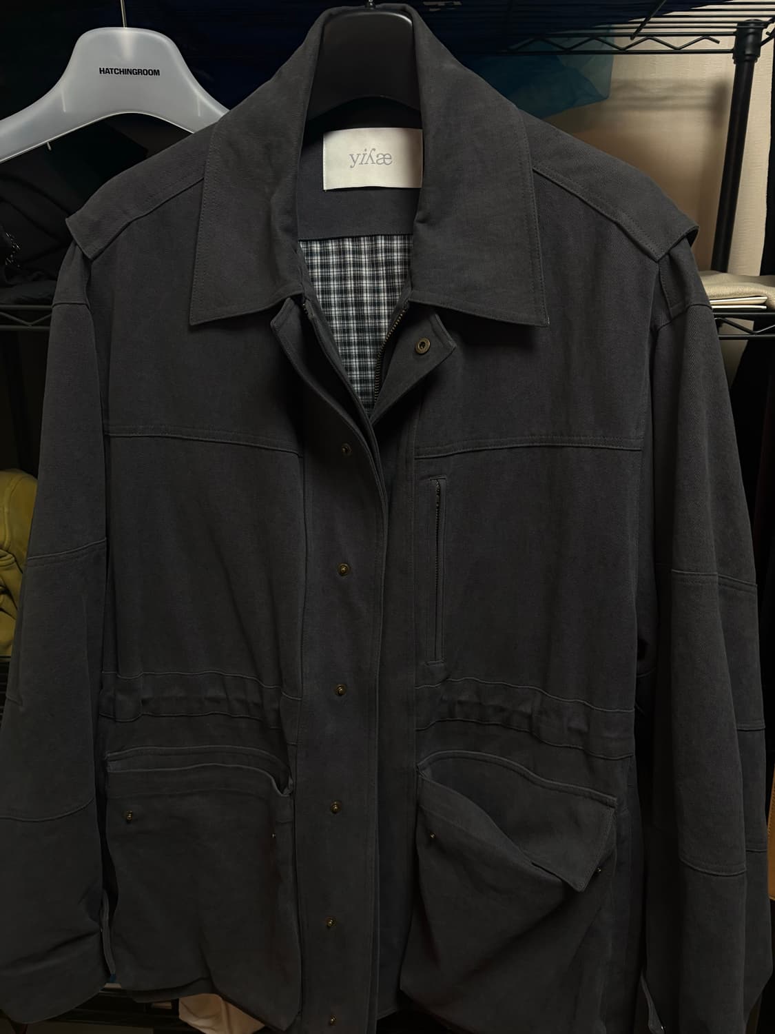 이예 yiyae checked work jacket M사이즈 상품이미지4