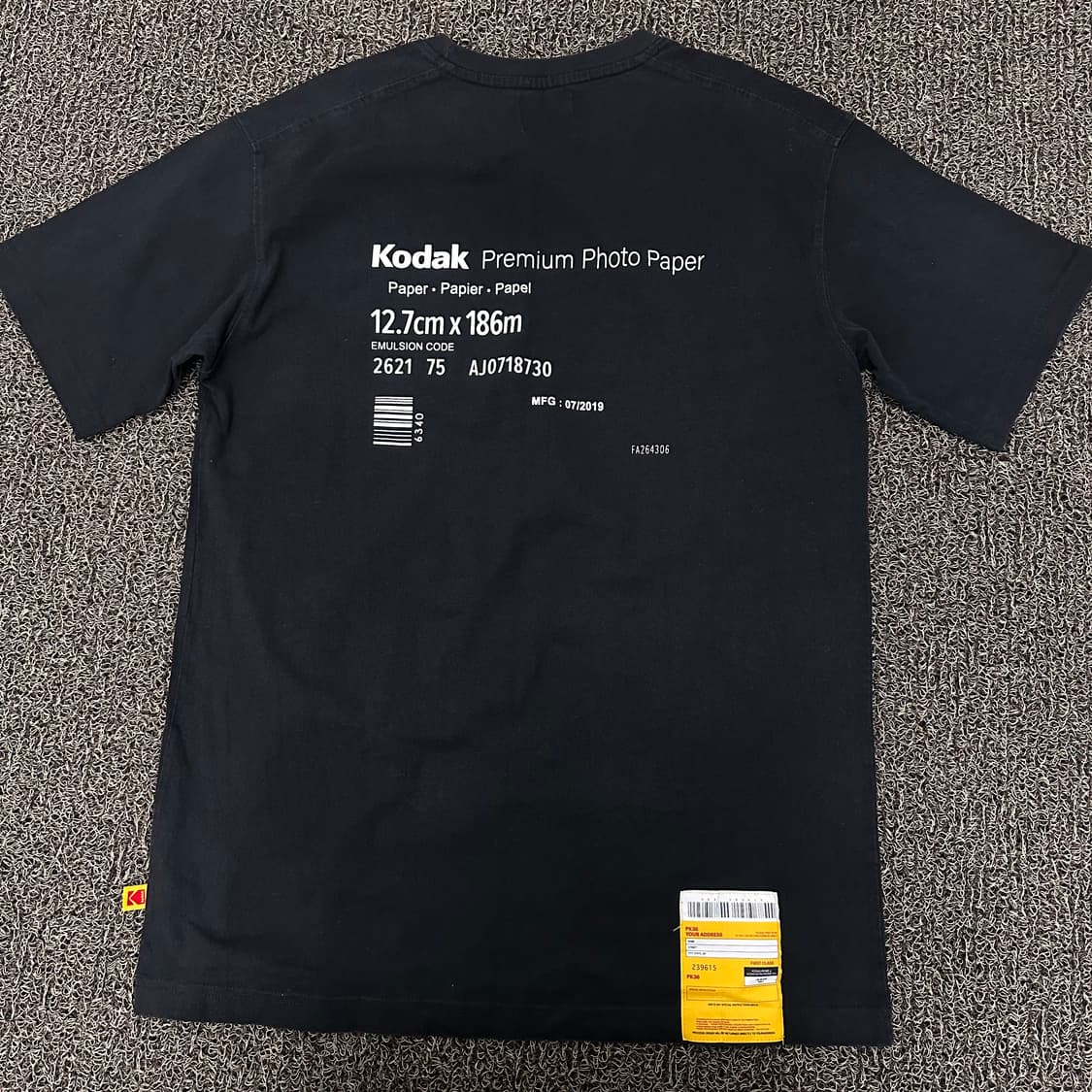 KODAK 코닥 반팔티셔츠 블랙 XL 상품이미지5