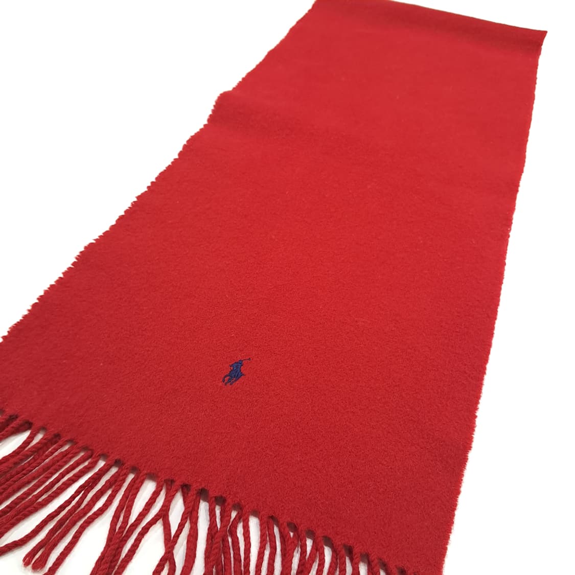 MX271 폴로 랄프로렌 레드 램스울 목도리 머플러 상품이미지6