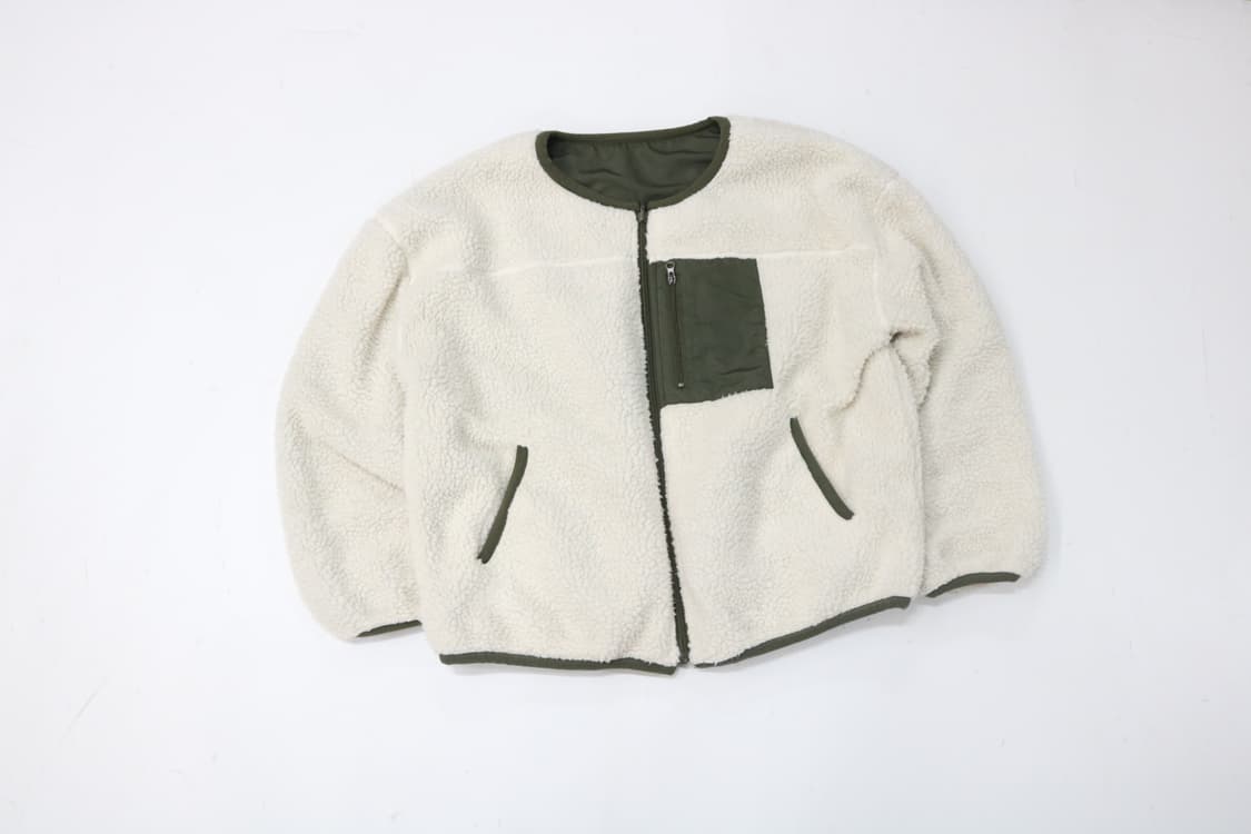 리버서블 양면 플리스 집업 상품이미지3