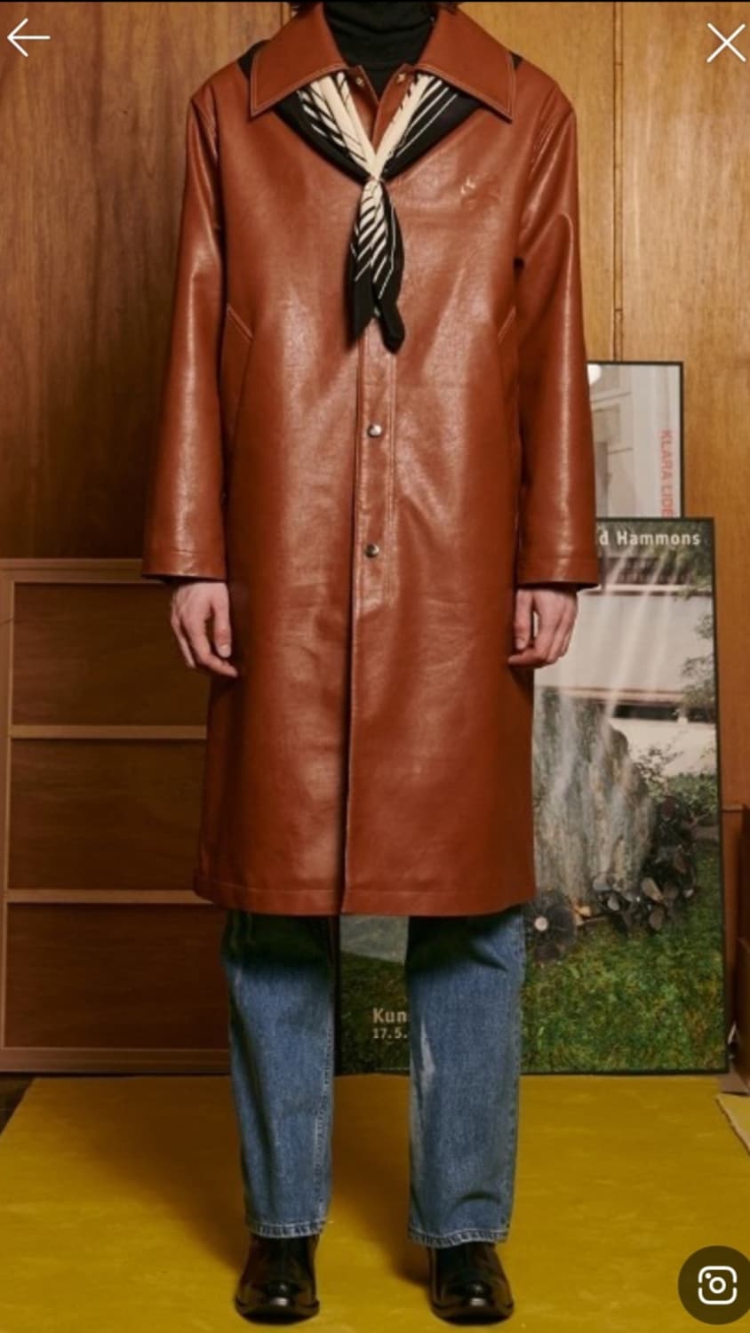 세터 피렌체 비건 레더 코트 상품이미지1