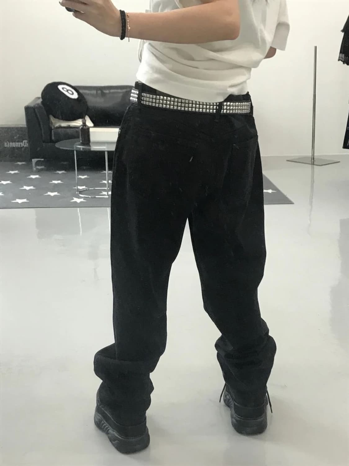 에드윈 403 블랙 팬츠 상품이미지3