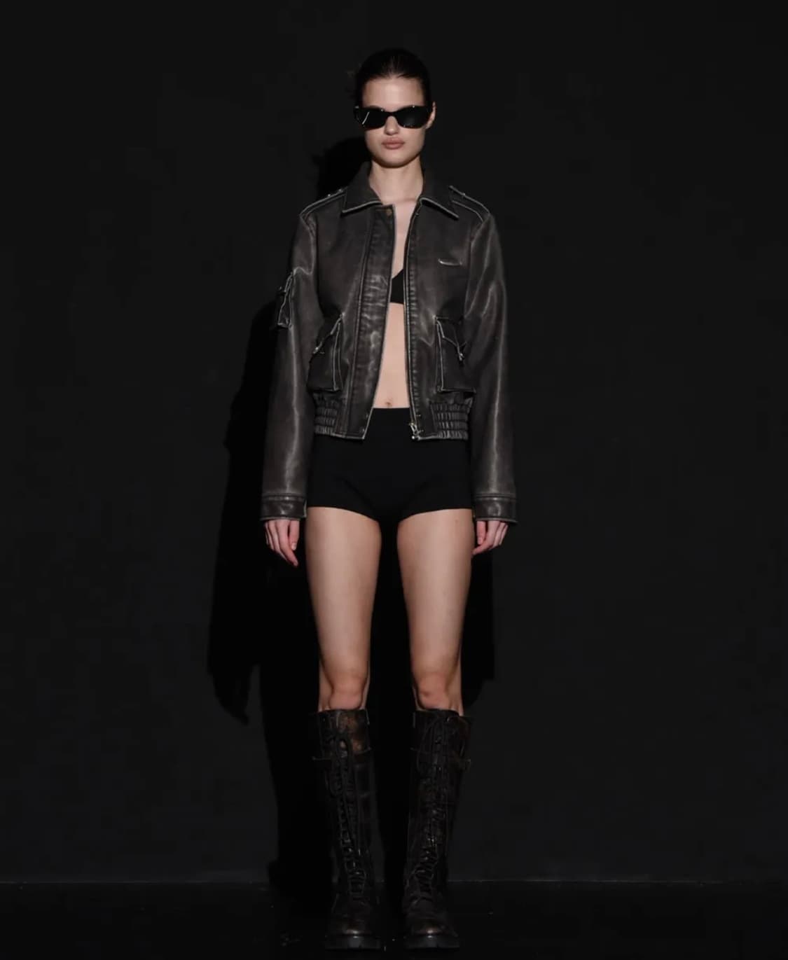 보헤미안서울 봄버 워시드 그레이 자켓 1 Size 상품이미지2