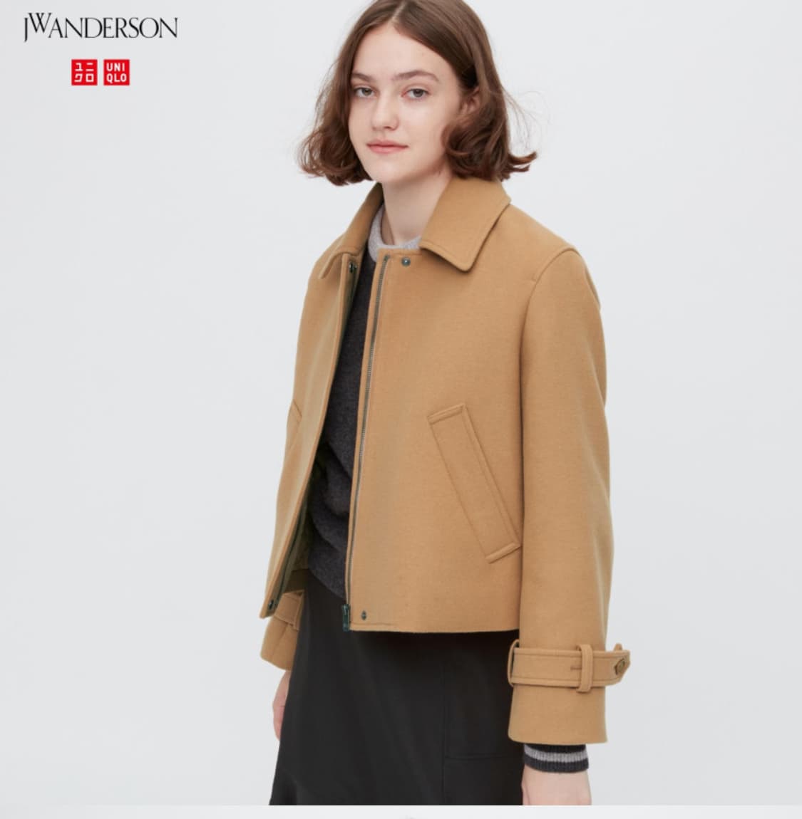 [JW Anderson] 울블렌드 쇼트재킷(베이지) 상품이미지3