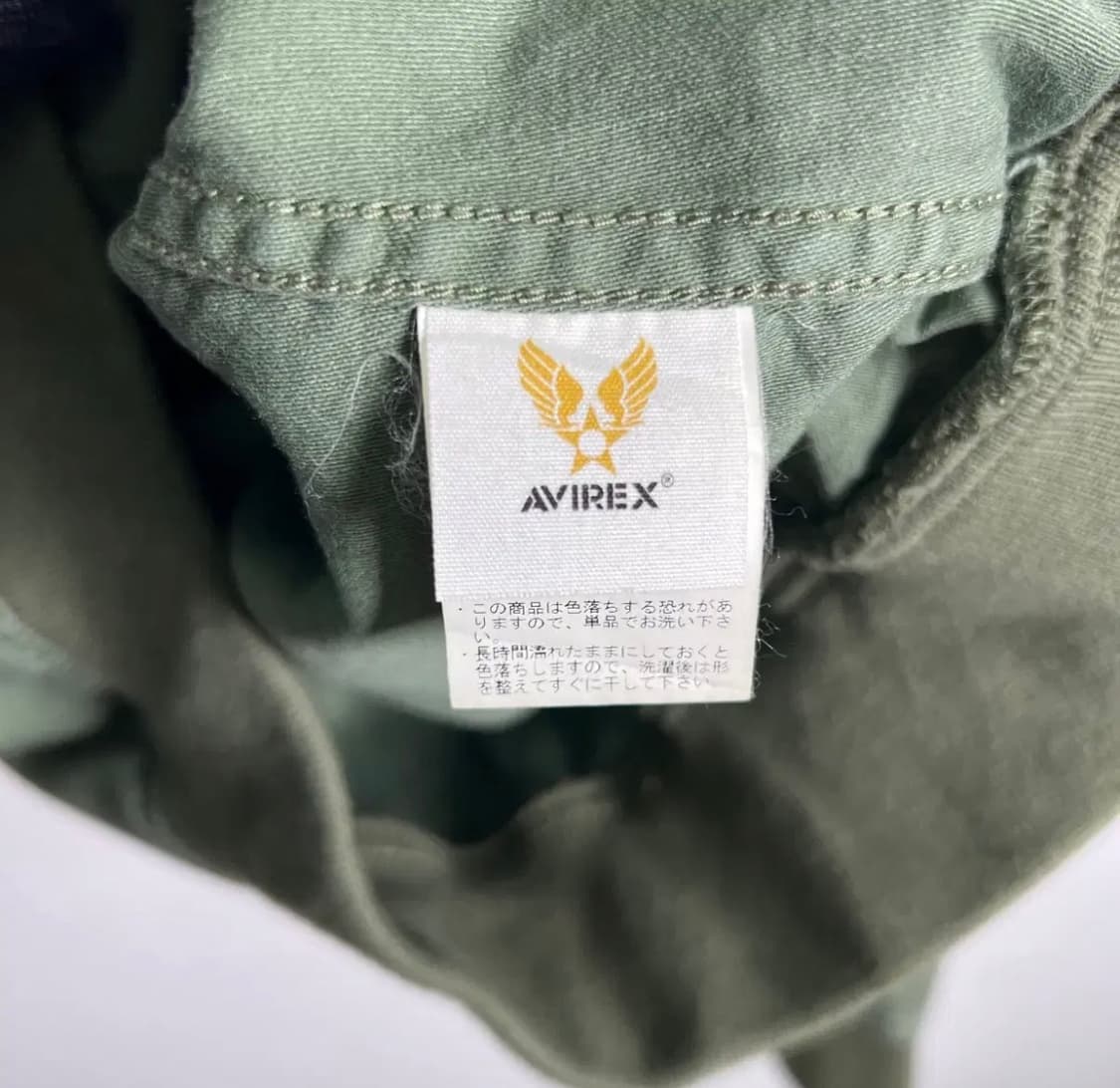 [M] 아비렉스 카키 코튼 자수 수베니어 자켓 스카잔 상품이미지9