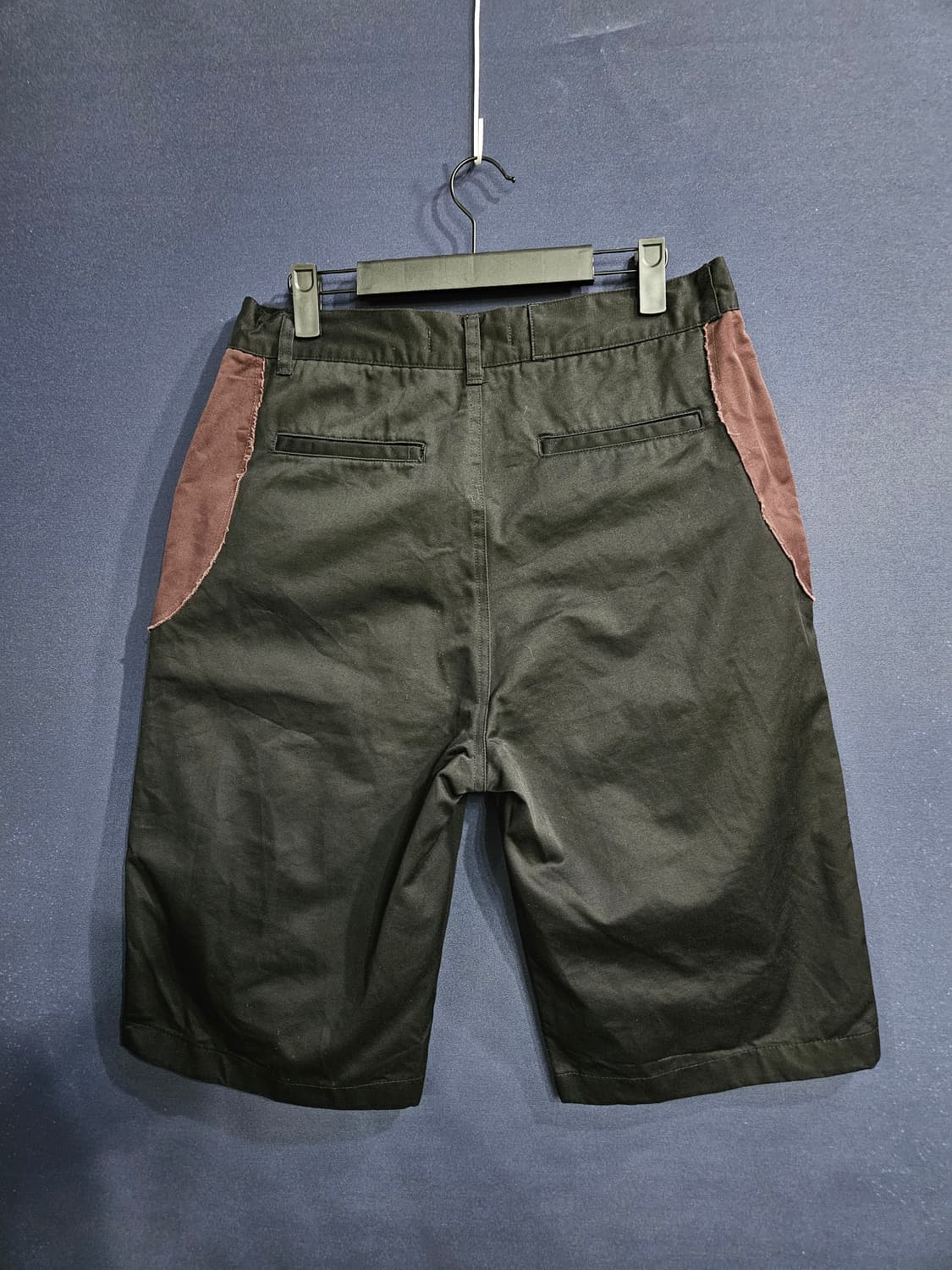 플라스틱 프로덕트 블랙 남성 허리 30 빈티지 반바지 상품이미지2