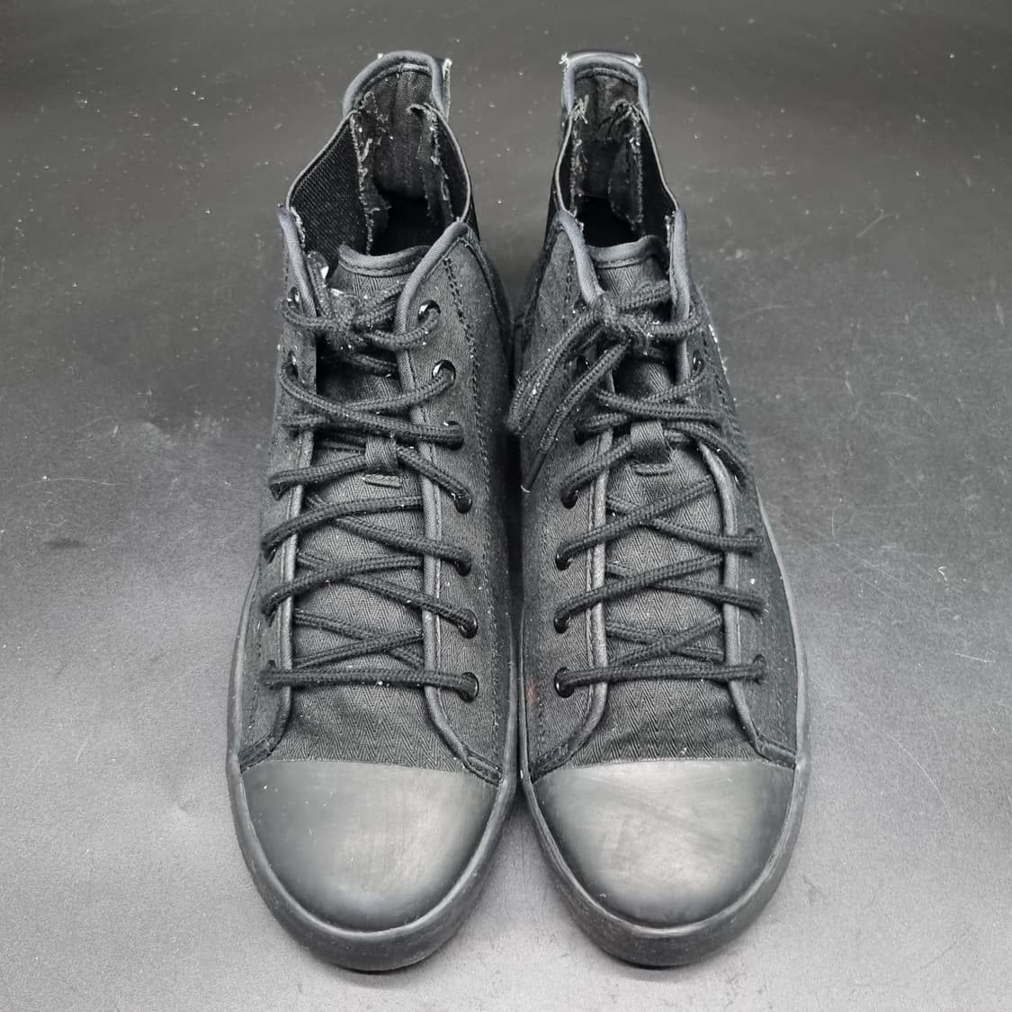 폴로 올블랙 남성하이탑260 상품이미지2