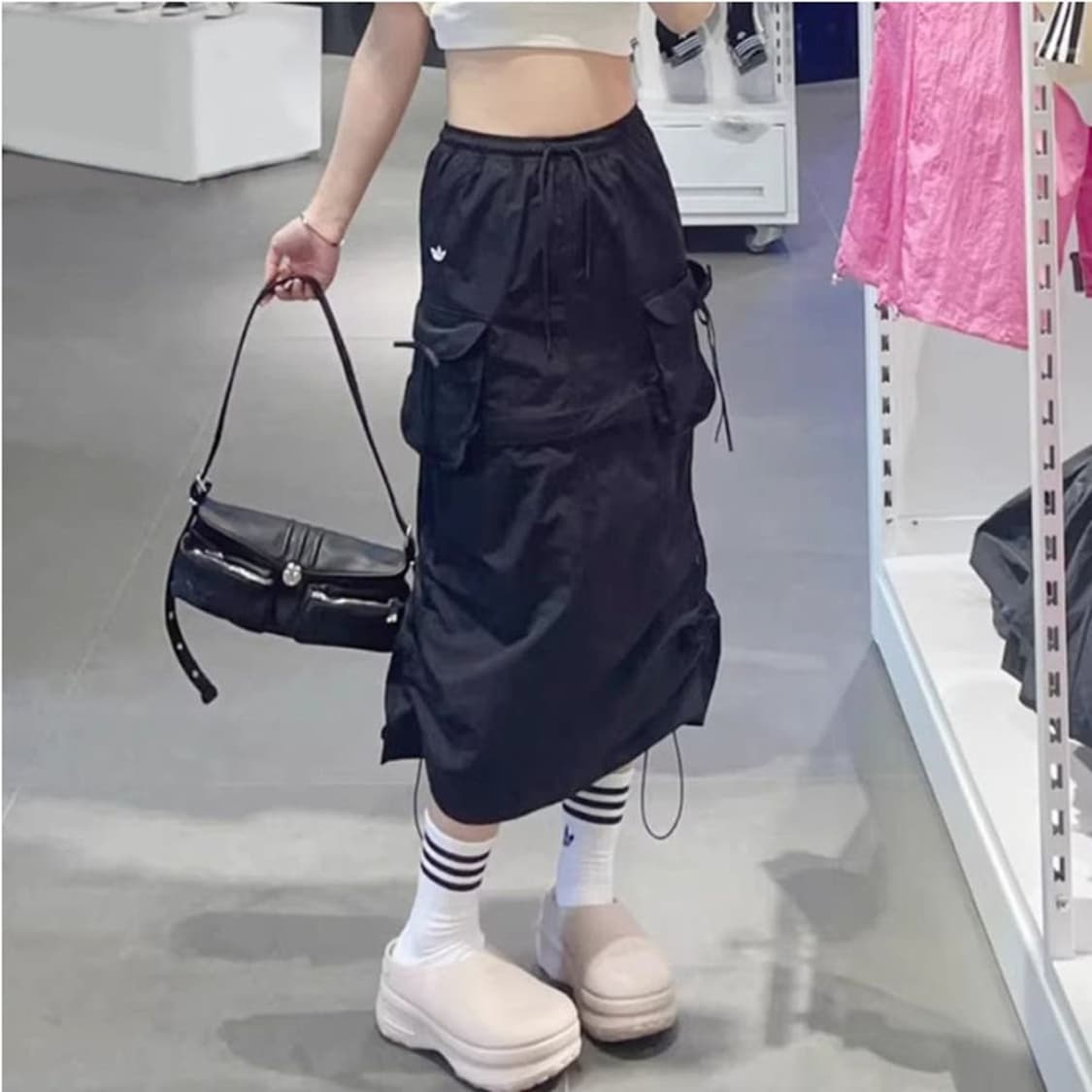 (새상품) 아디다스 카고 스커트 상품이미지3