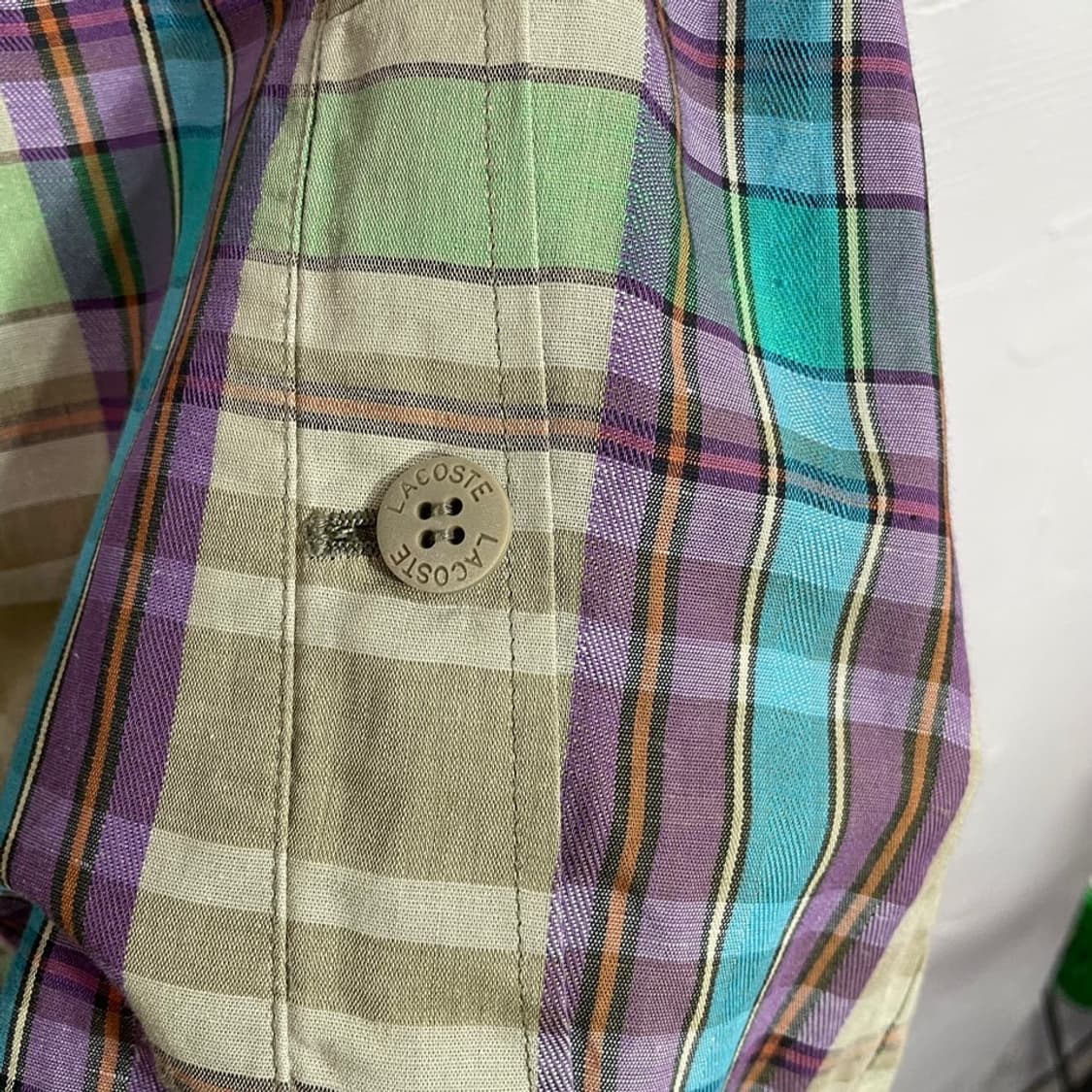 라코스테 체크 스윙자켓 상품이미지7