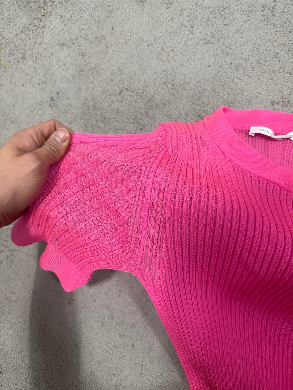 세실리에 반센 핑크 원피스 상품이미지2