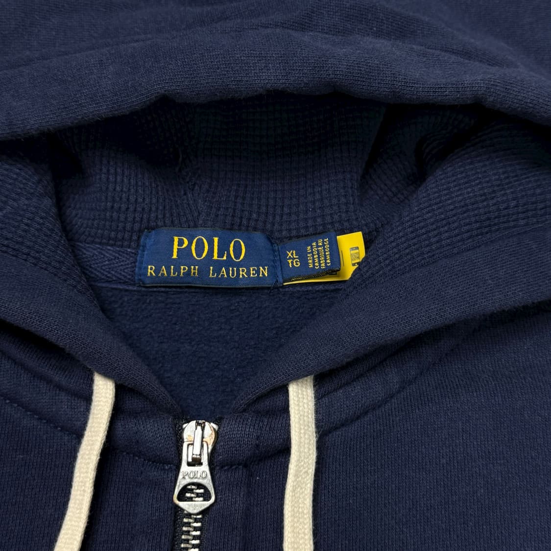 (XL) 폴로 랄프로렌 QR라벨 후드집업 네이비 상품이미지5