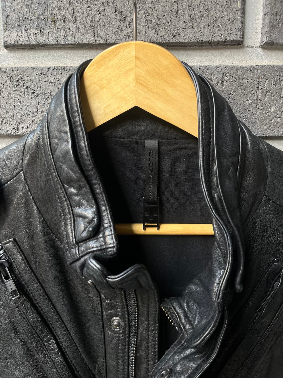 lambskin 천연 양가죽 자켓 블랙 상품이미지6